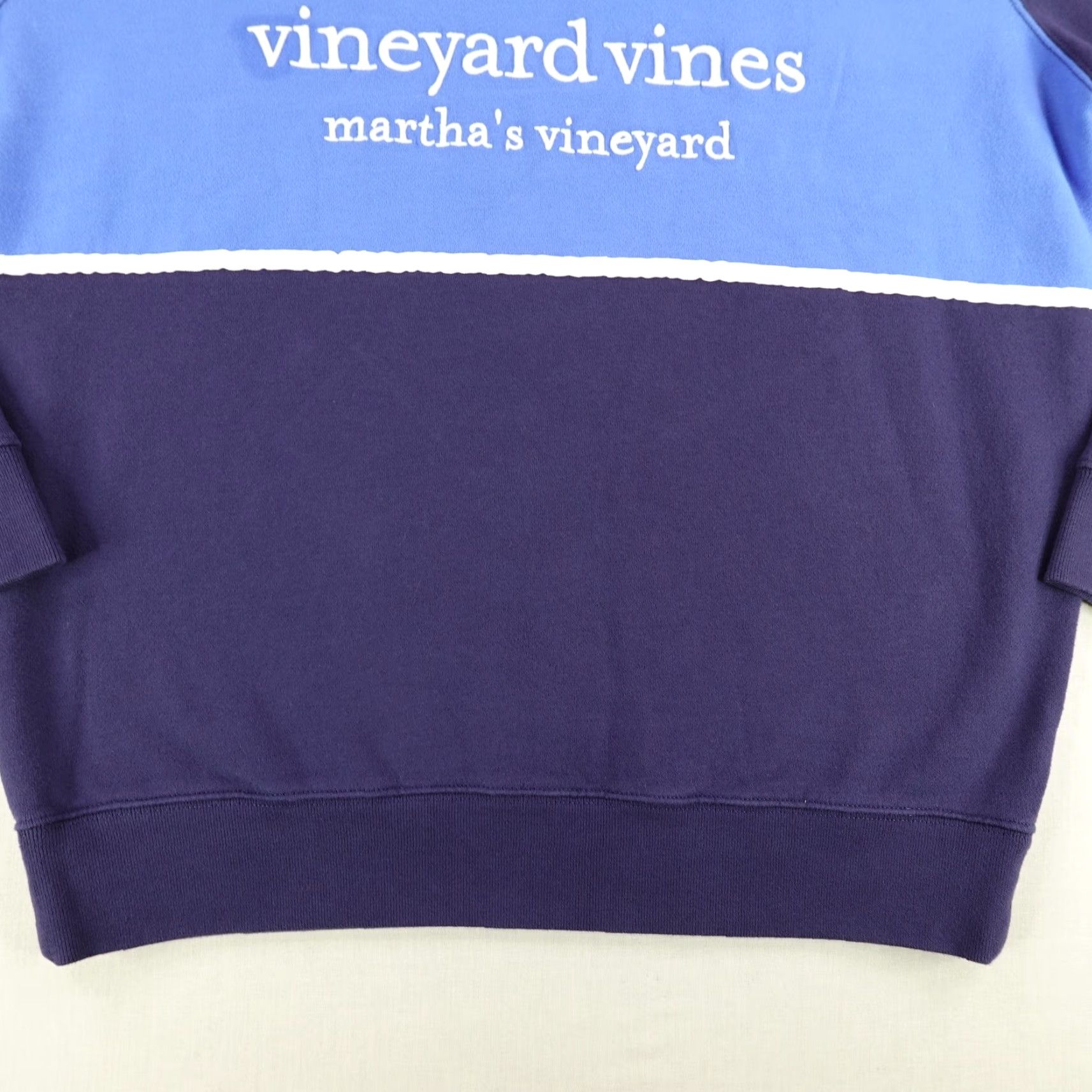 Vineyard Vines Vineyard Vines Sweater Mens Large Nautical Navy Colorblock Fleece Crewneck NEW Size US L / EU 52-54 / 3 - 5 Thumbnail