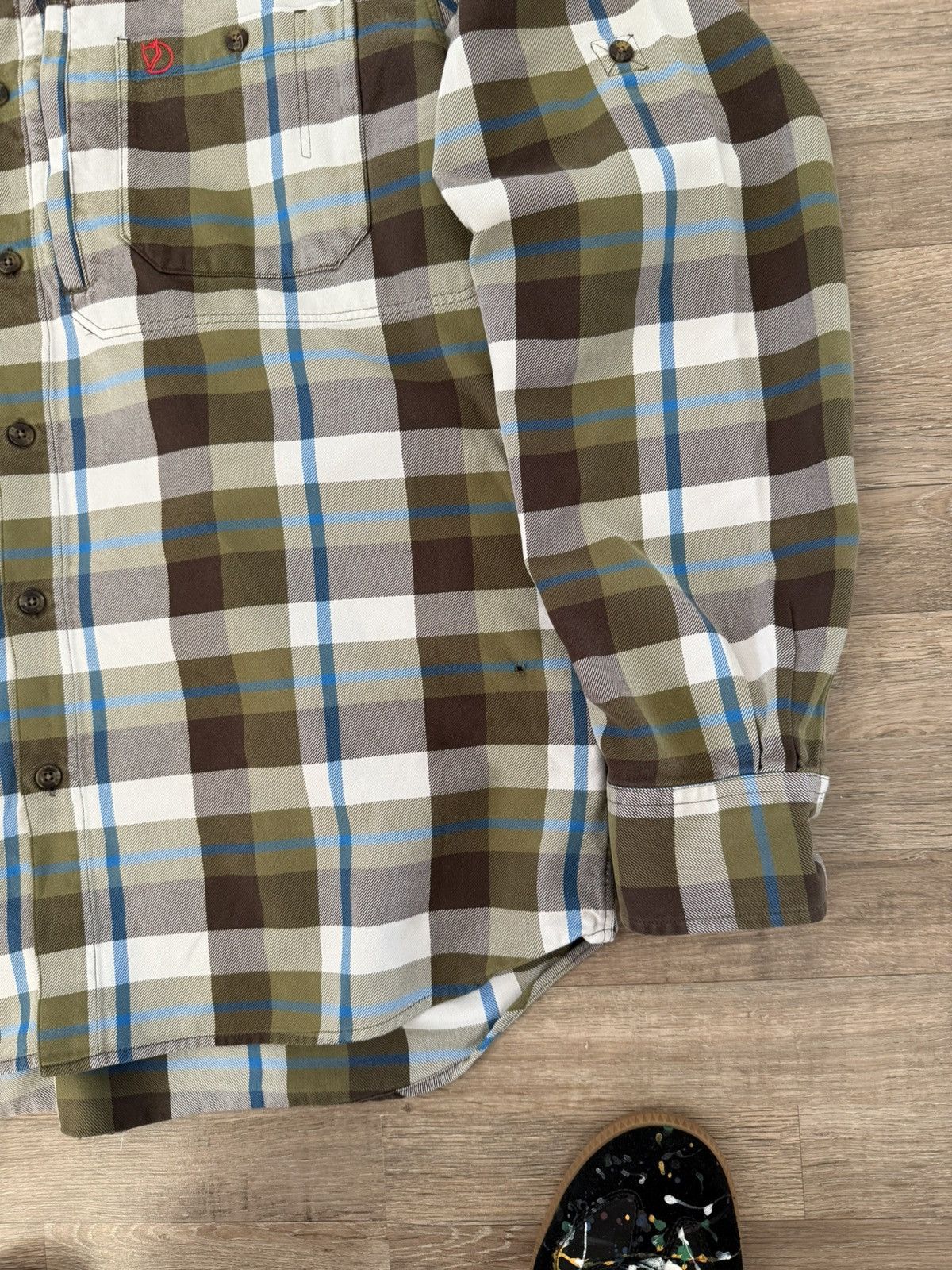 Fjallraven Fjallraven Y2K Plaid Flannel Gorpcore Outdoor Button Up Size US XL / EU 56 / 4 - 8 Thumbnail