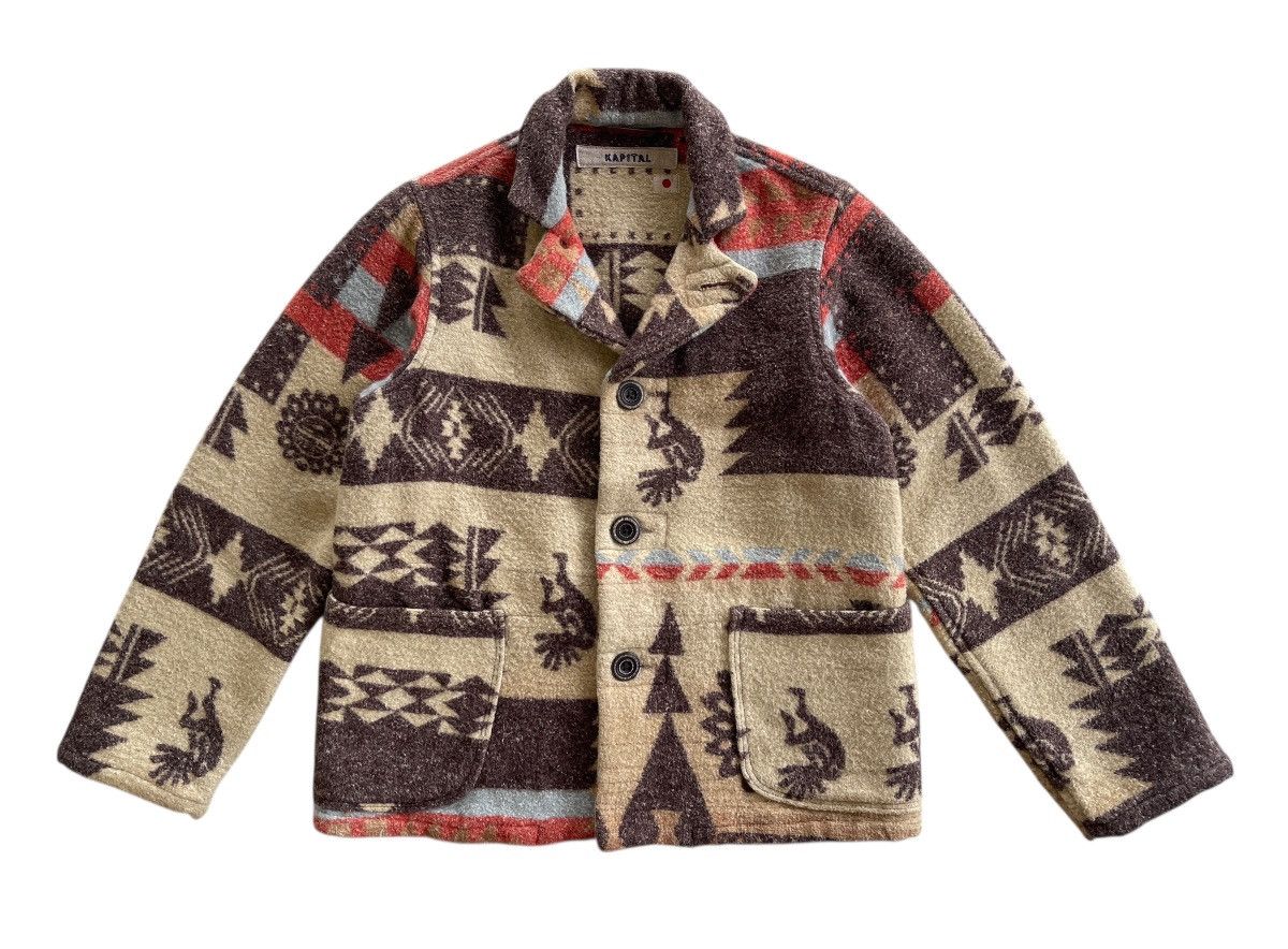 Kapital Kapital Native Printed Wool Jacket Size US XS / EU 42 / 0 - 4 Thumbnail