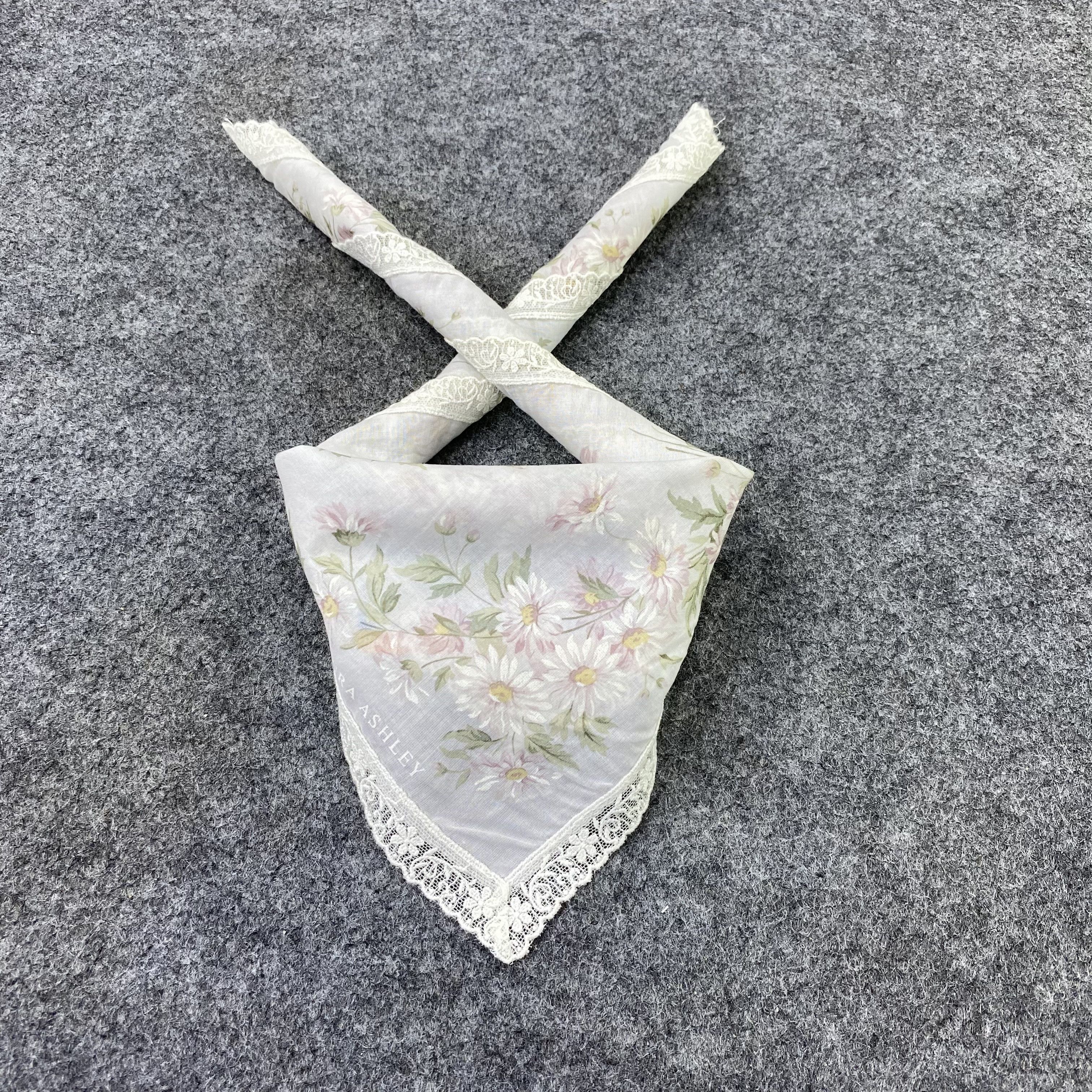 Laura Ashley Laura Ashley Handkerchief Neckerchief Bandana-B1876 Size ONE SIZE - 2 Thumbnail
