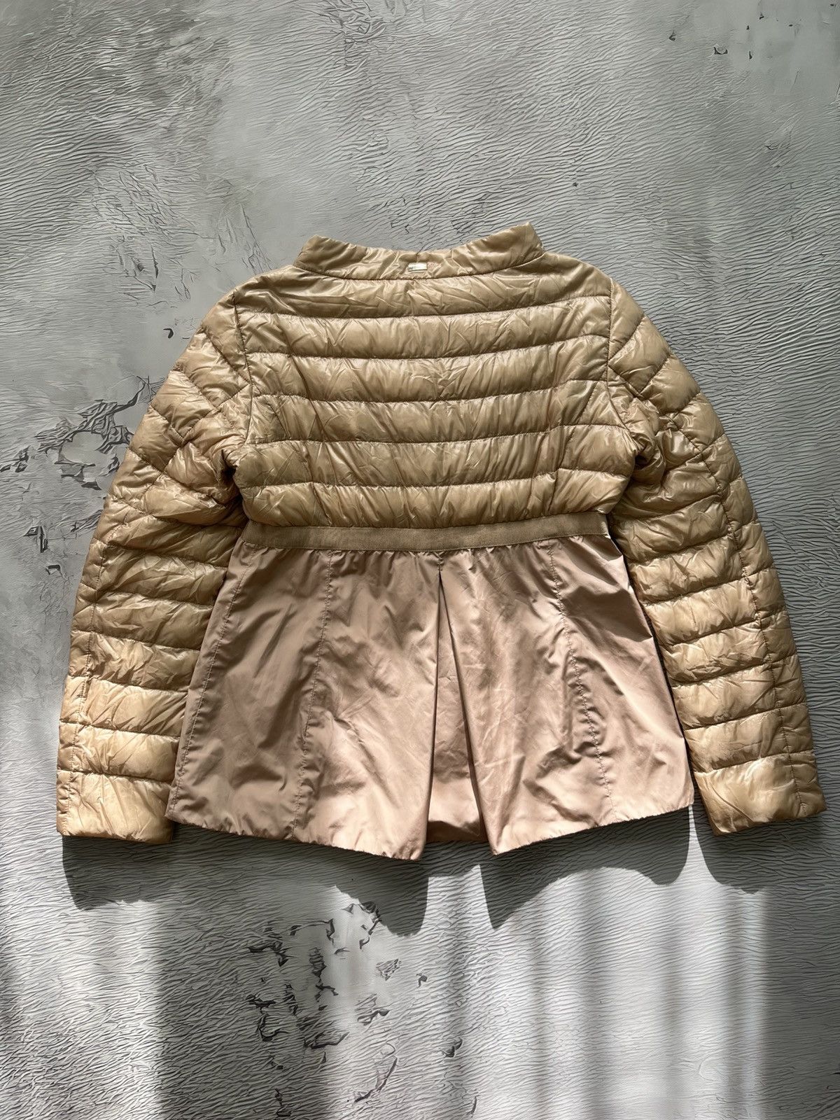 Herno Herno Vintage Luxury Puffer Jacket Light Beige Size L / US 10 / IT 46 - 14 Thumbnail