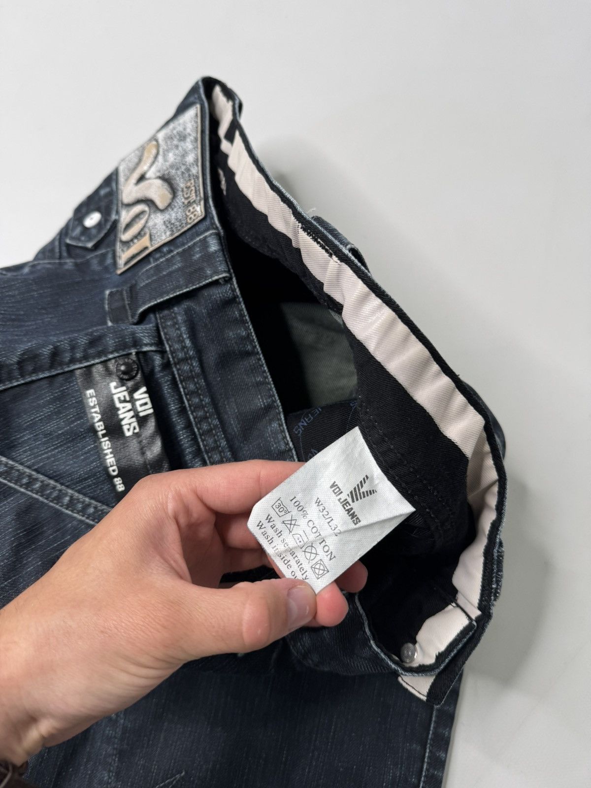 If Six Was Nine Vintage Voi jeans denim swag y2k evisu vibe 90s 00s skater Size US 32 / EU 48 - 6 Thumbnail