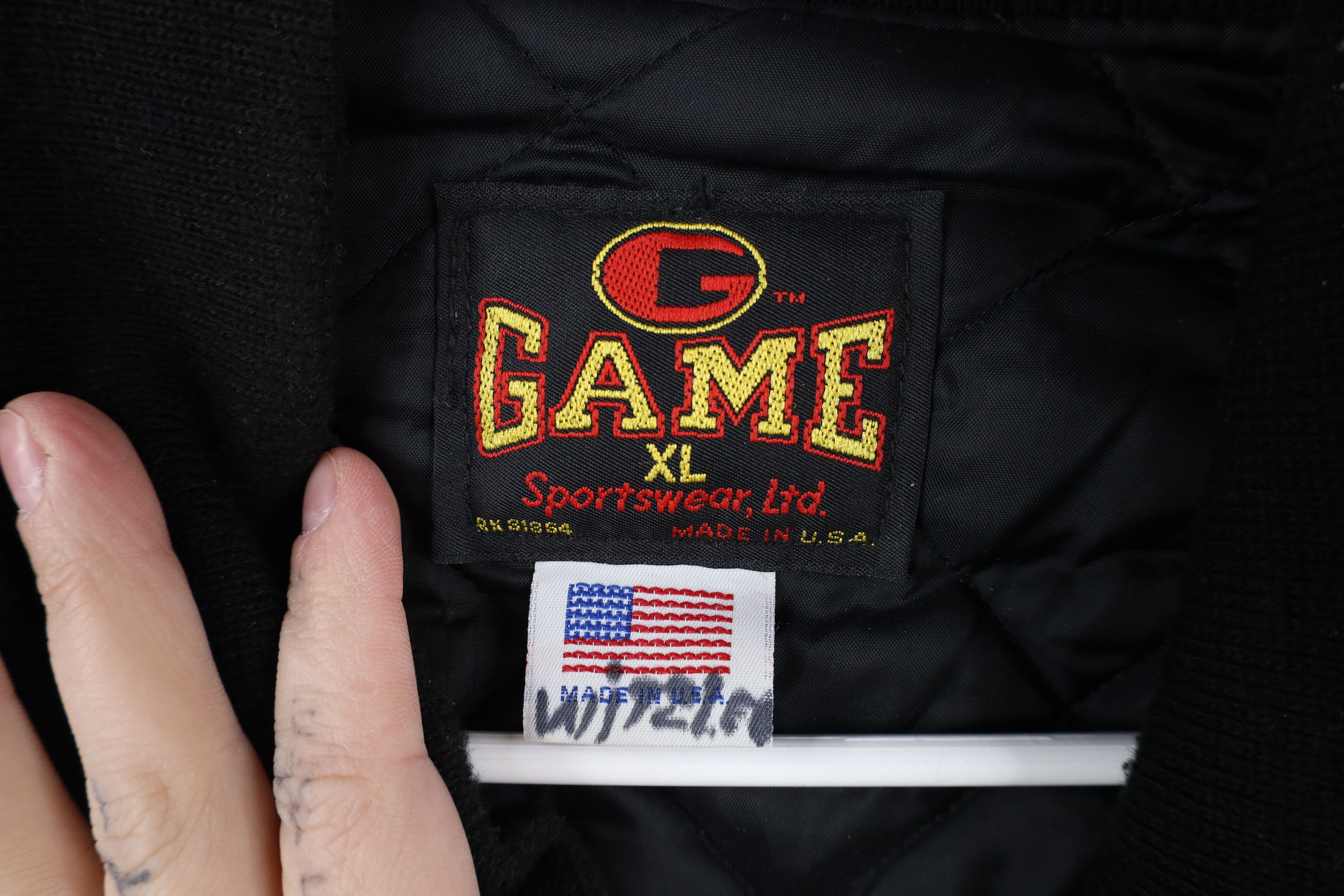 Vintage Vintage 90s United Auto Wool Leather Varsity Jacket USA Size US XL / EU 56 / 4 - 9 Thumbnail