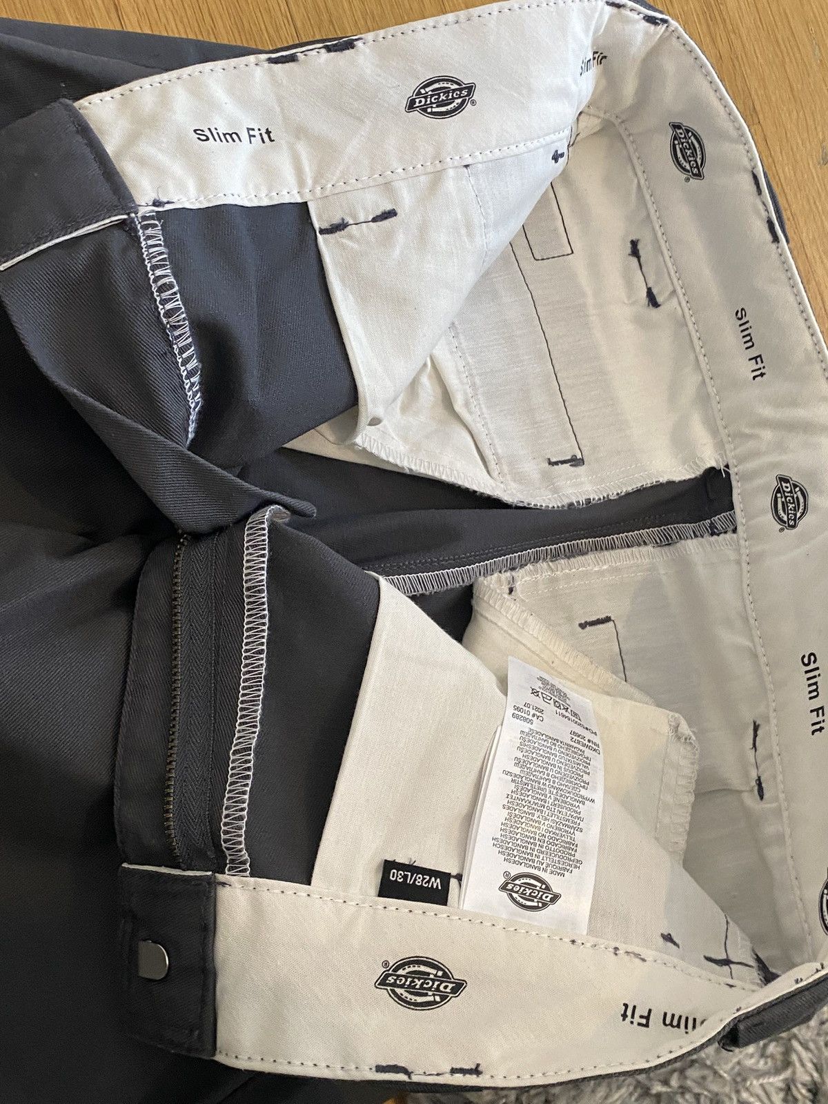 Dickies Grey Slim fit Dickies Pants 28x30 Size US 28 / EU 44 - 4 Thumbnail