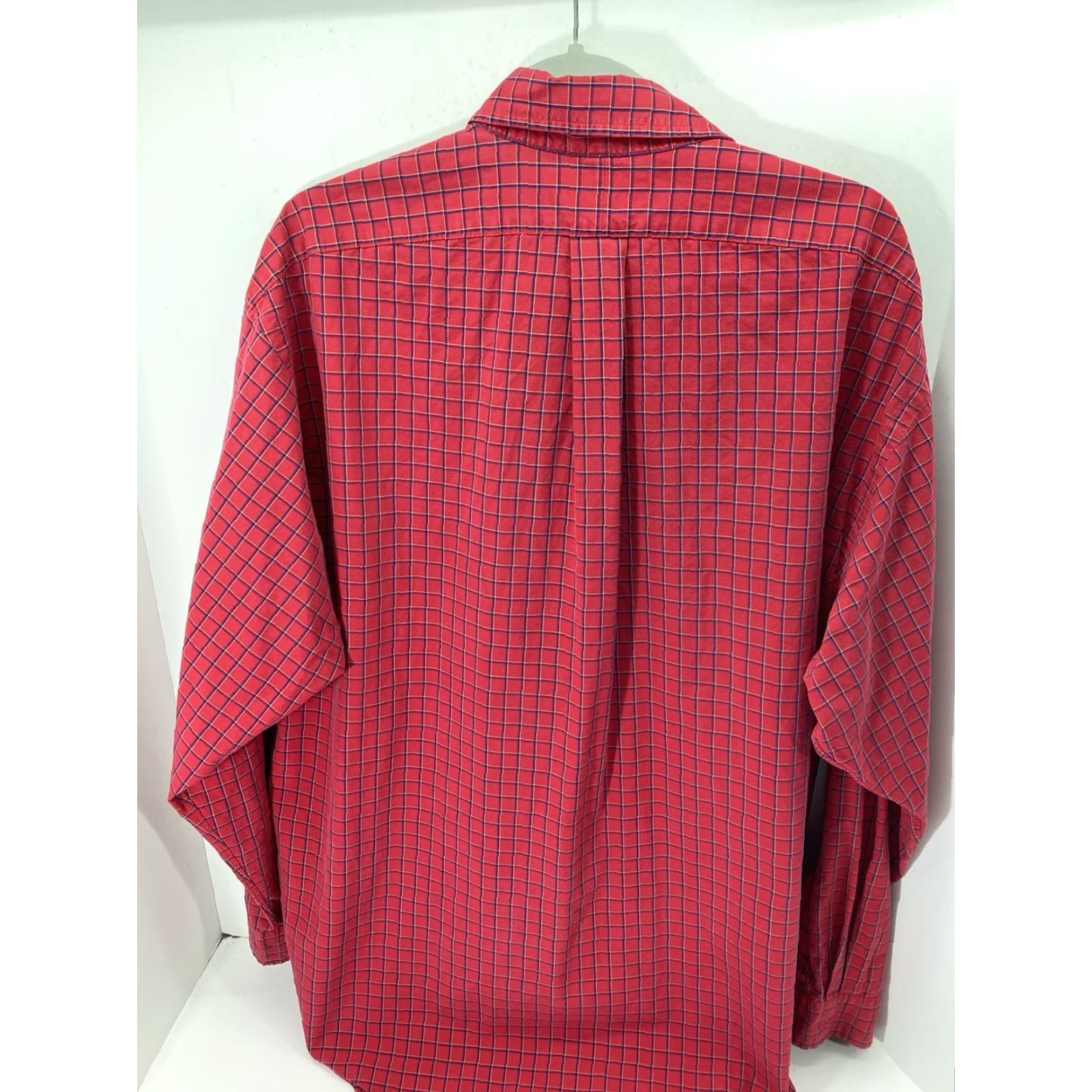 Ralph Lauren VINTAGE Ralph Lauren Blake Shirt Men XL Red Check Button Long Sleeve Cotton VTG Size US XL / EU 56 / 4 - 6 Thumbnail