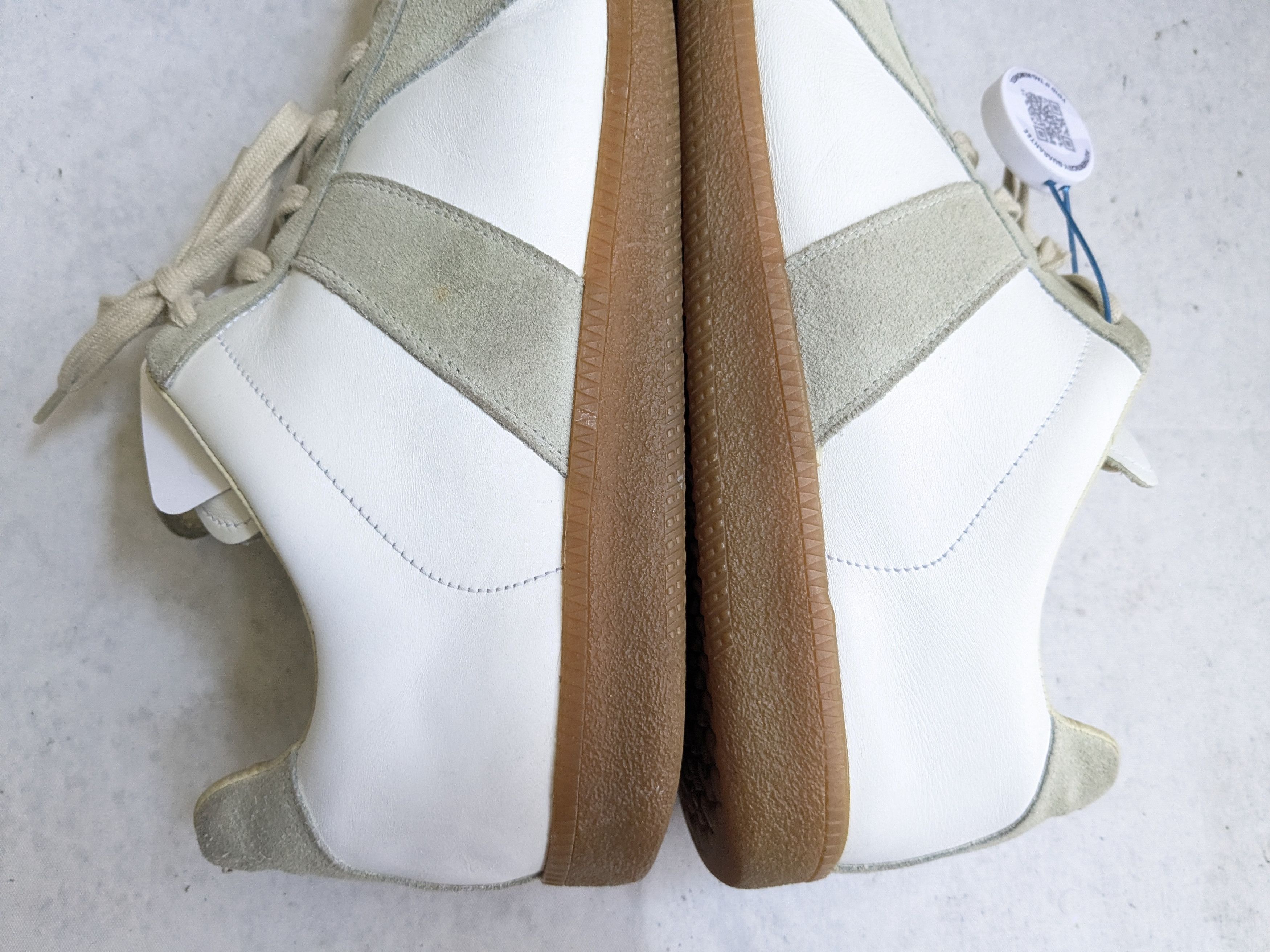 Maison Margiela Maison Margiela Replica GAT White Gray 12 45 Low Tops Size US 12 / EU 45 - 14 Thumbnail