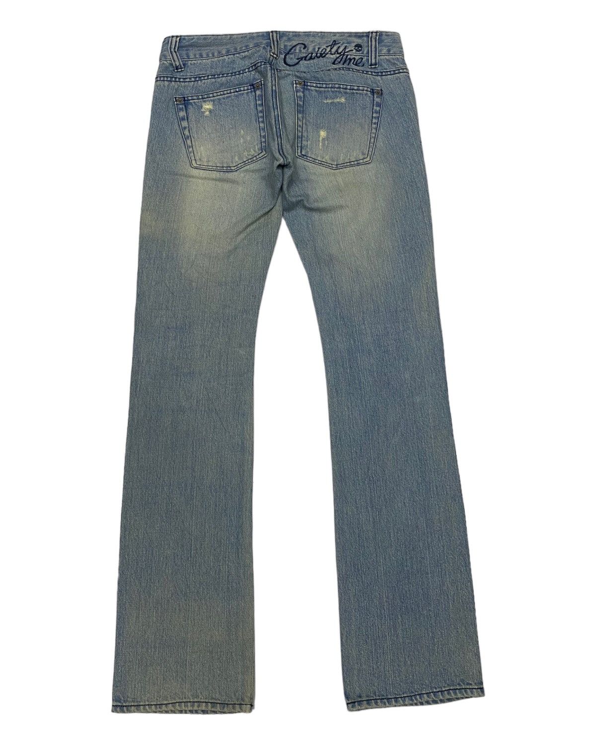 14th Addiction 🔥DUXER JAPAN HYSTERIC GLAMOUR STYLE DISTRESSED DENIM JEANS Size 30" / US 8 / IT 44 - 3 Thumbnail
