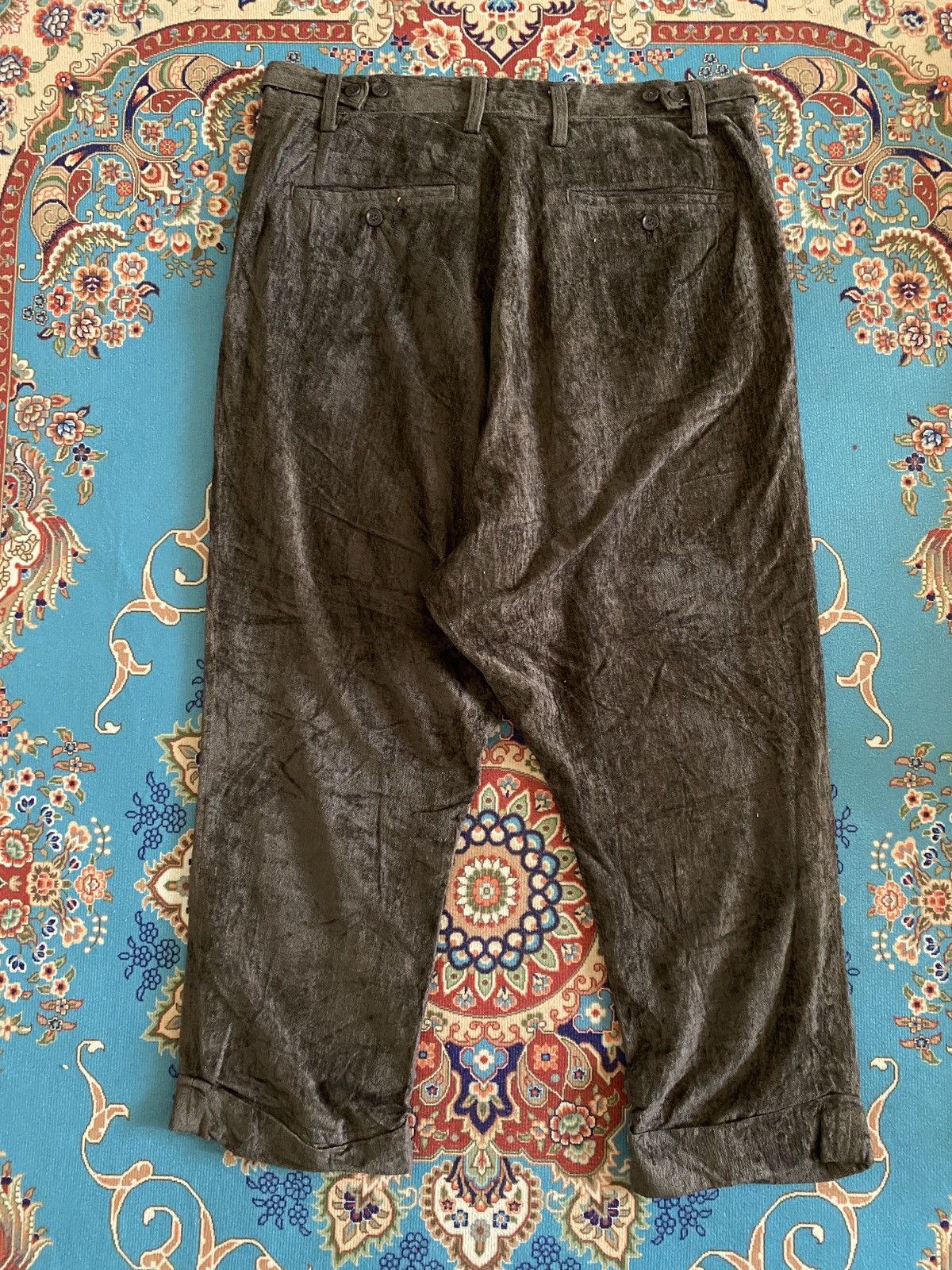 Yohji Yamamoto Japanese Brand Yohji Yamamoto + Noir 3/4 Pant Size US 30 / EU 46 - 3 Thumbnail