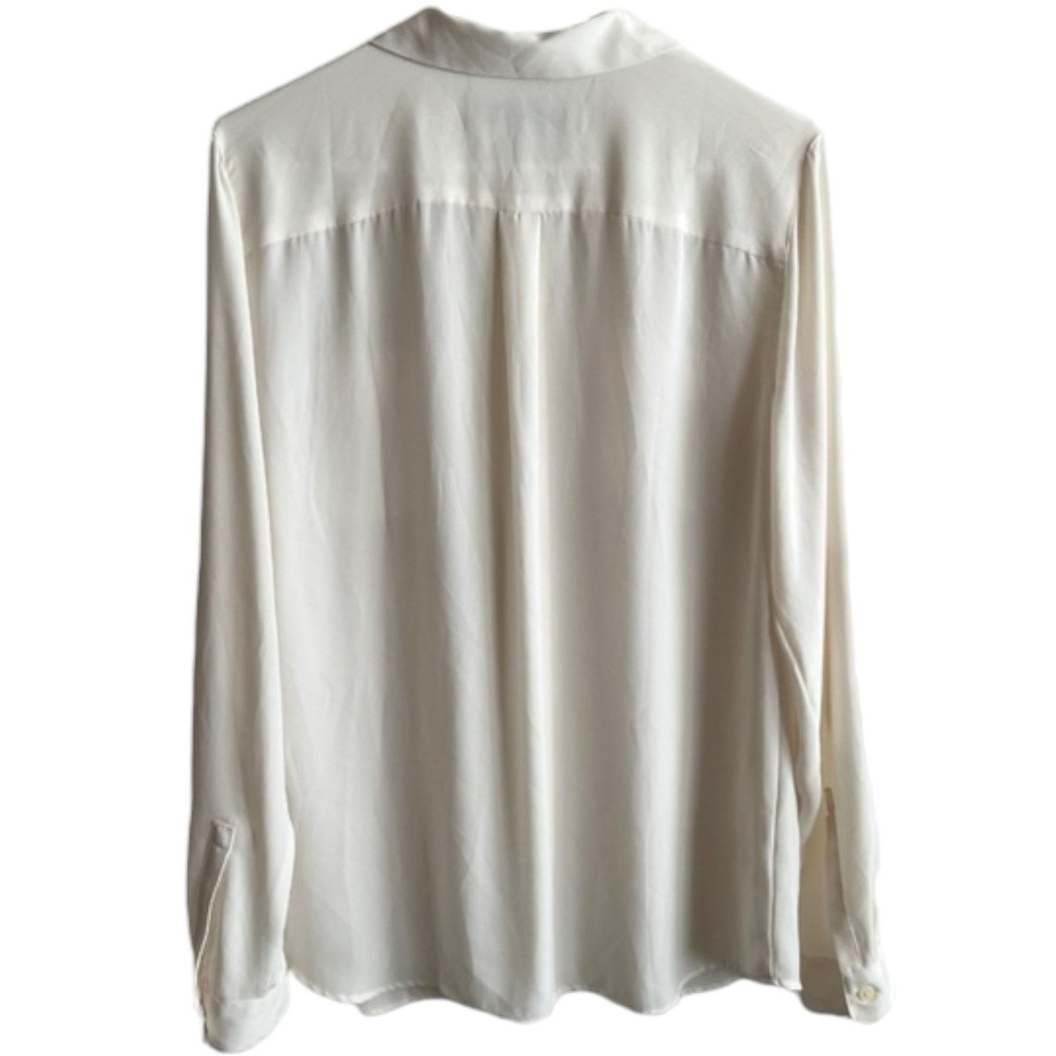 Ann Taylor LOT 2 ANN TAYLOR Loft Beige Semi Sheer Long Sleeve Top, M Size M / US 6-8 / IT 42-44 - 10 Thumbnail