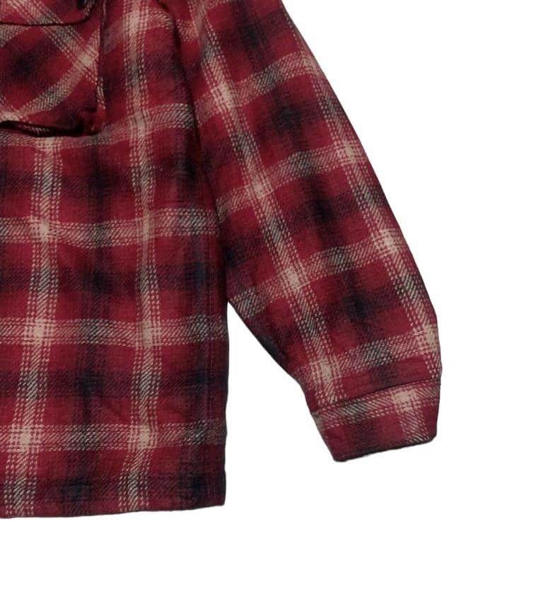 Vintage Vintage 70s Bear Plaid Wool Zipper Ups Jacket Size US L / EU 52-54 / 3 - 4 Thumbnail