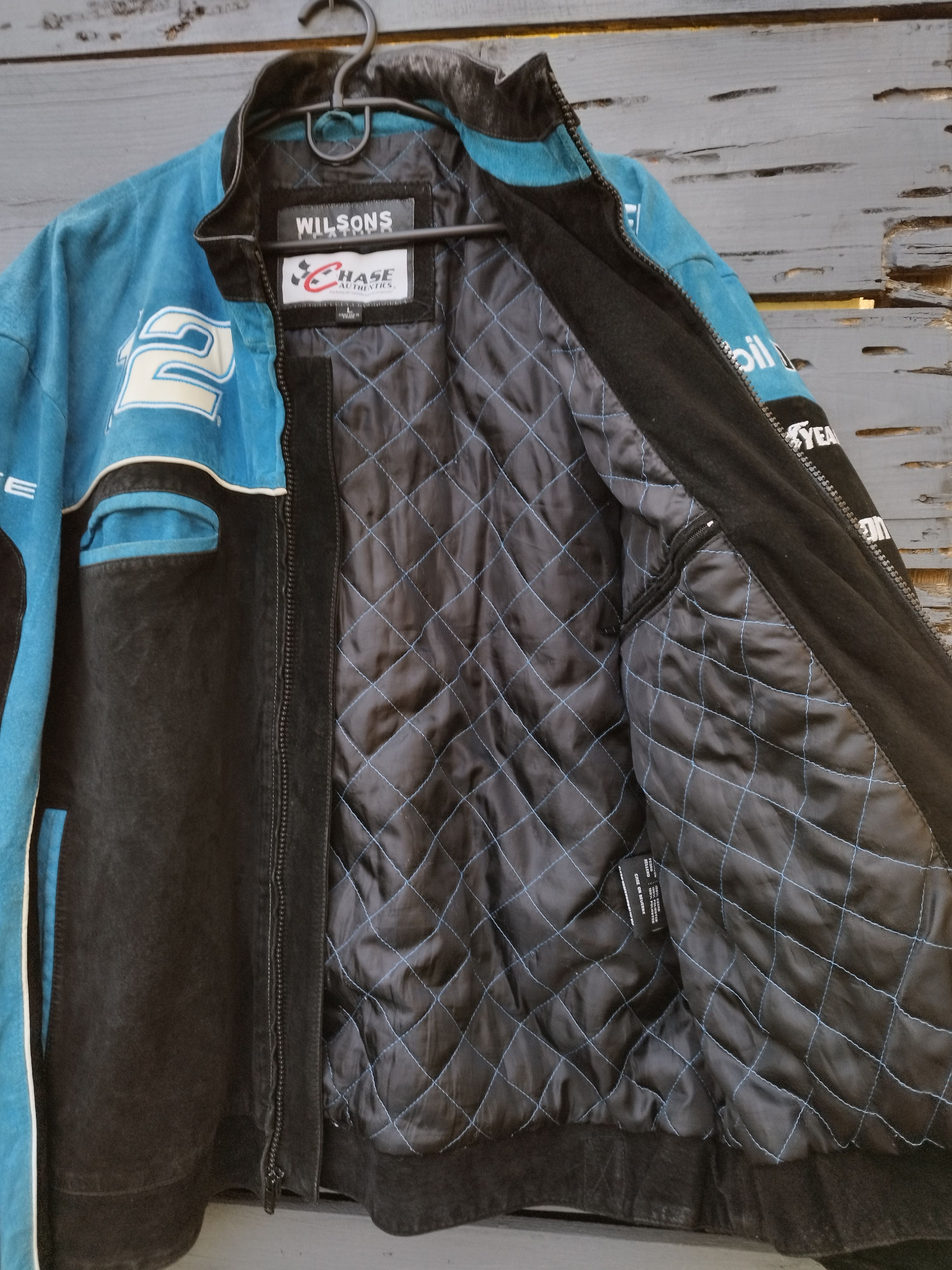NASCAR Vintage Wilsons Leather NASCAR Racing Jacket Ryan Newman Size US L / EU 52-54 / 3 - 17 Thumbnail