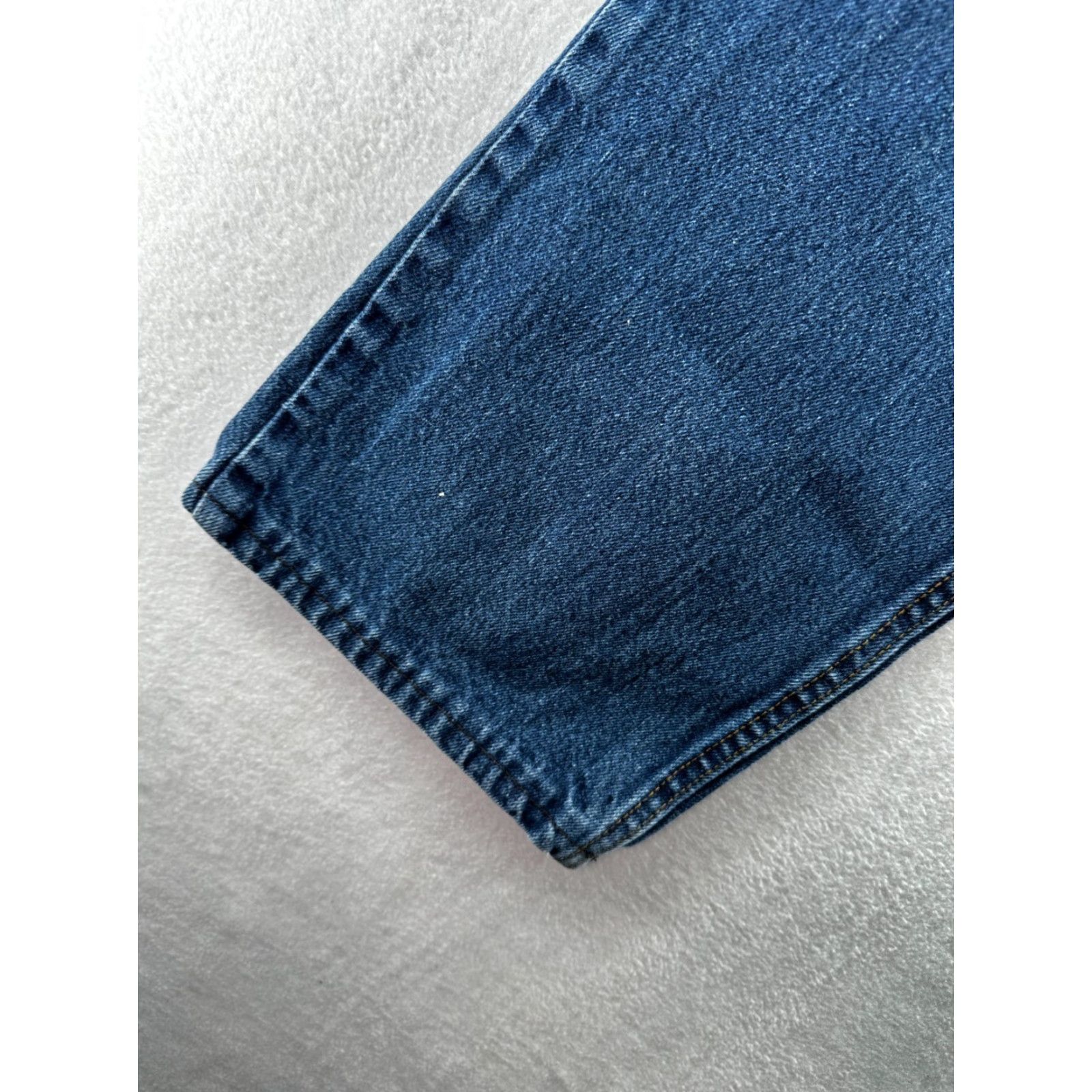 Lee Lee Jeans Mens 40x32 Straight Denim Classic Fit 5-Pocket Blue Vintage Retro USA 80s 90s Biker Punk Grunge Size US 40 / EU 56 - 5 Thumbnail