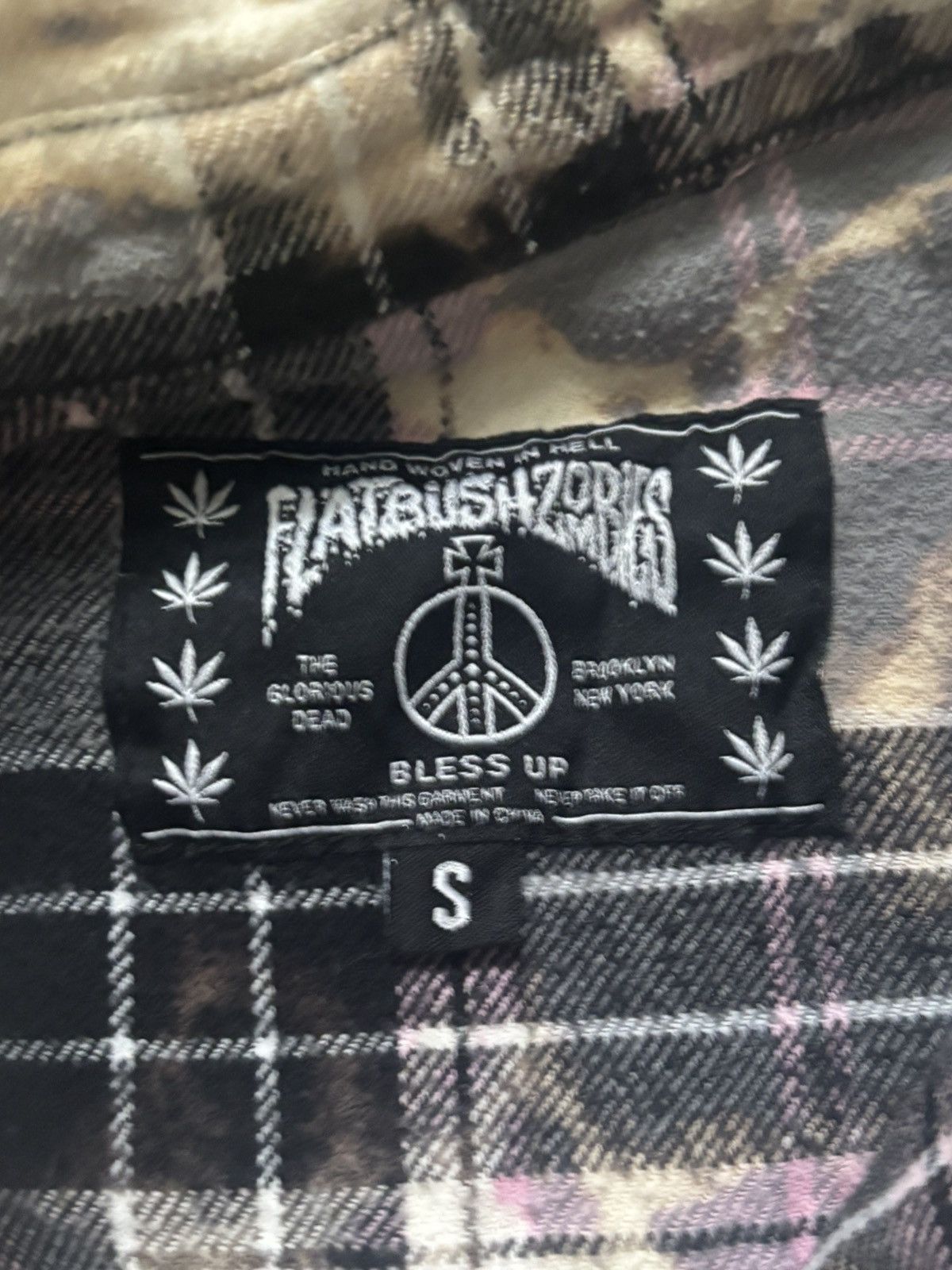 Flatbush Zombies Flatbush Zombies RARE Flannel Shirt Distressed Look A$AP Mob Size US S / EU 44-46 / 1 - 2 Thumbnail