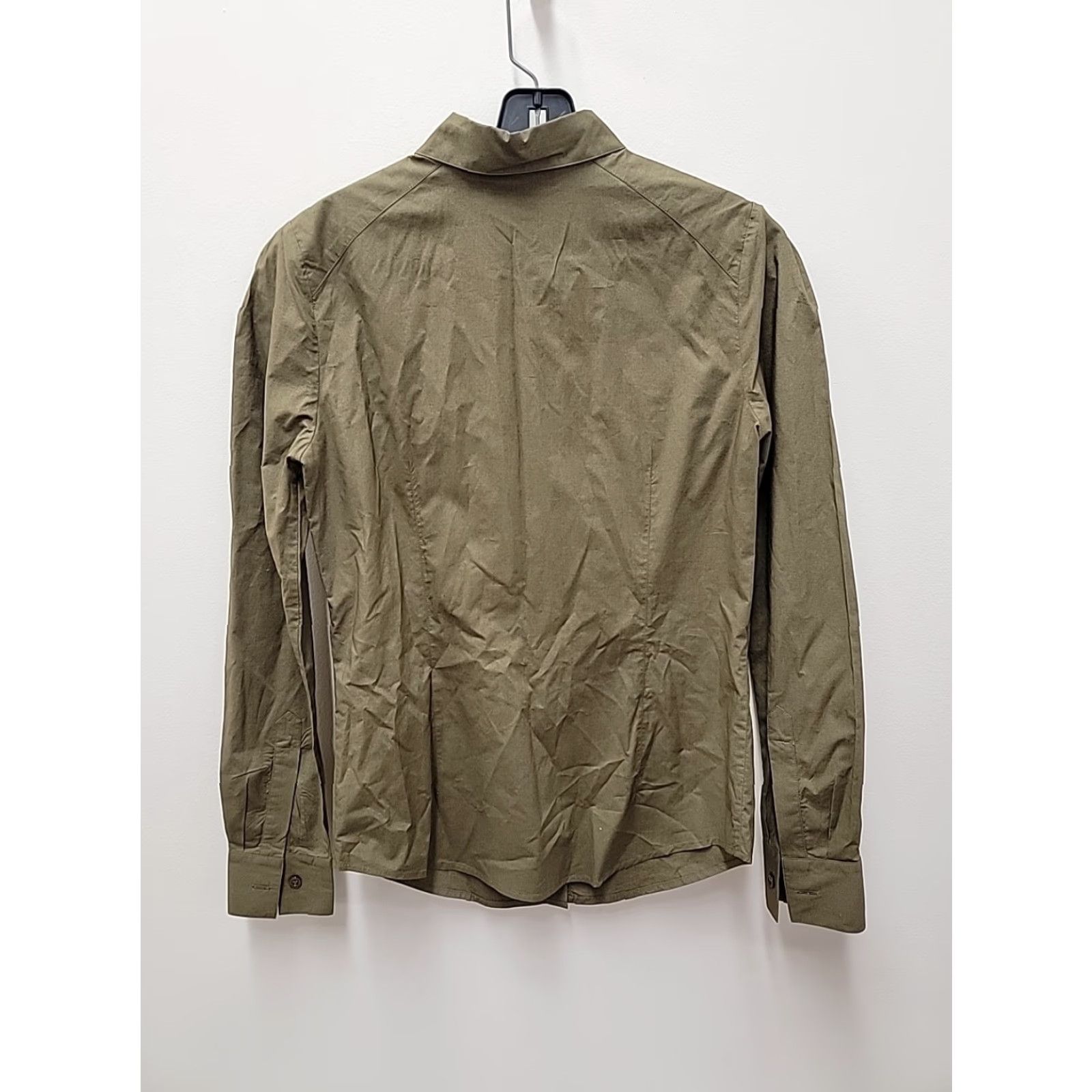 McQ Alexander McQueen McQ ALEXANDER McQUEEN BUTTON-DOWN COLLARED TOP SHIRT Green SIZE 40 Size S / US 4 / IT 40 - 4 Thumbnail