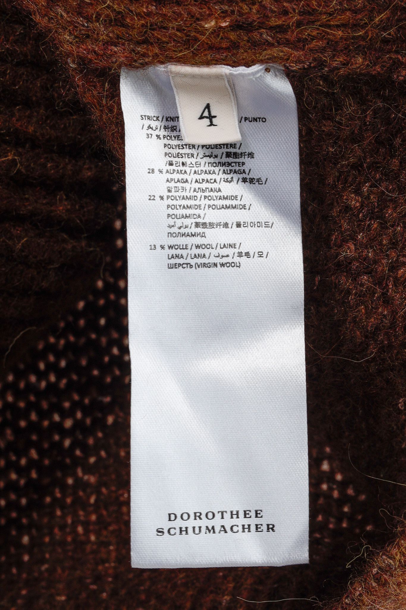 DOROTHEE SCHUMACHER Dorothee Schumacher Sparkling Brown Sequined Pullover Size L / US 10 / IT 46 - 9 Thumbnail