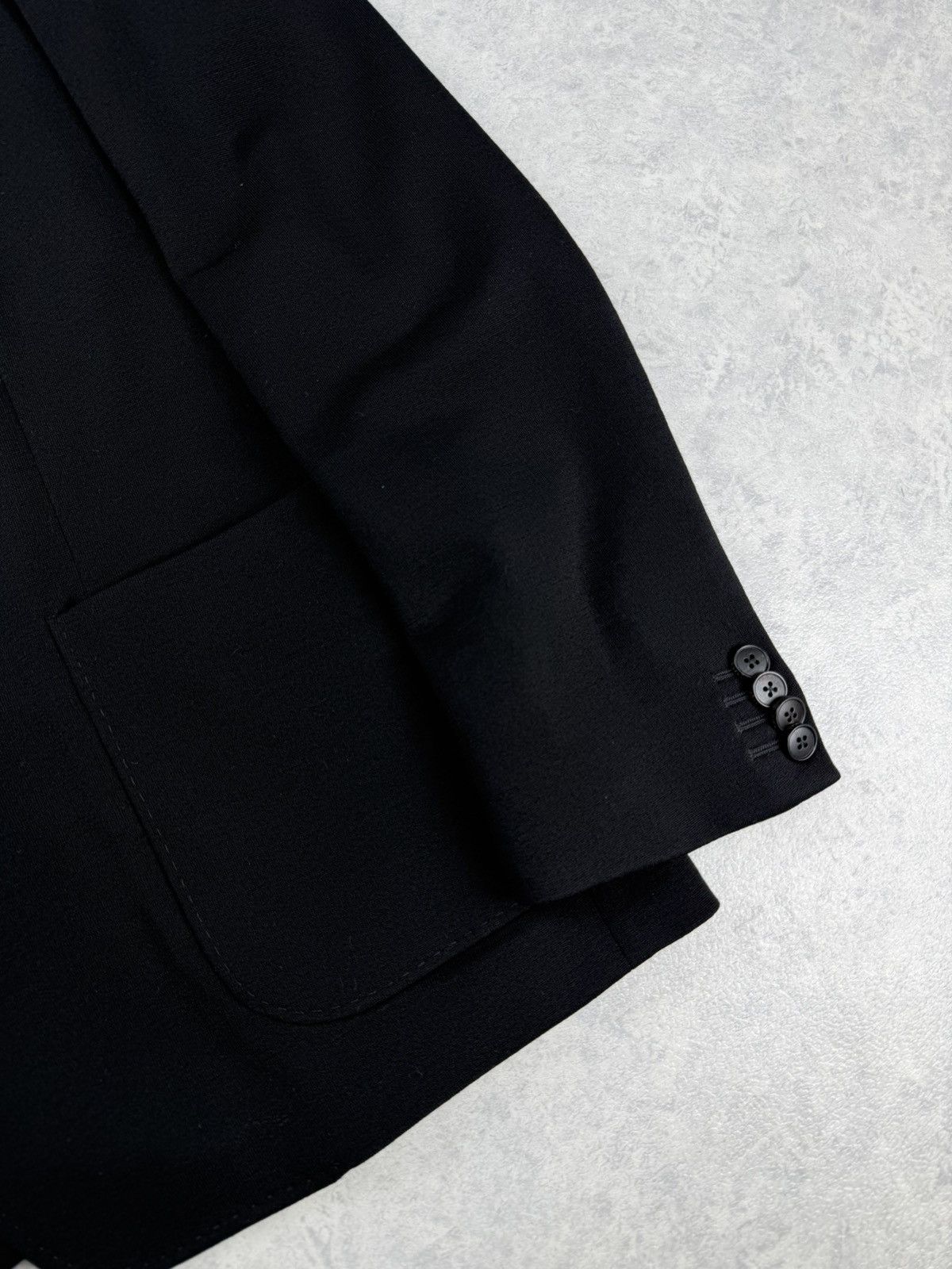 Z Zegna Z Zegna TM Wool Blazer Black Stretch Sport Coat Size 54R Size 44R - 3 Thumbnail