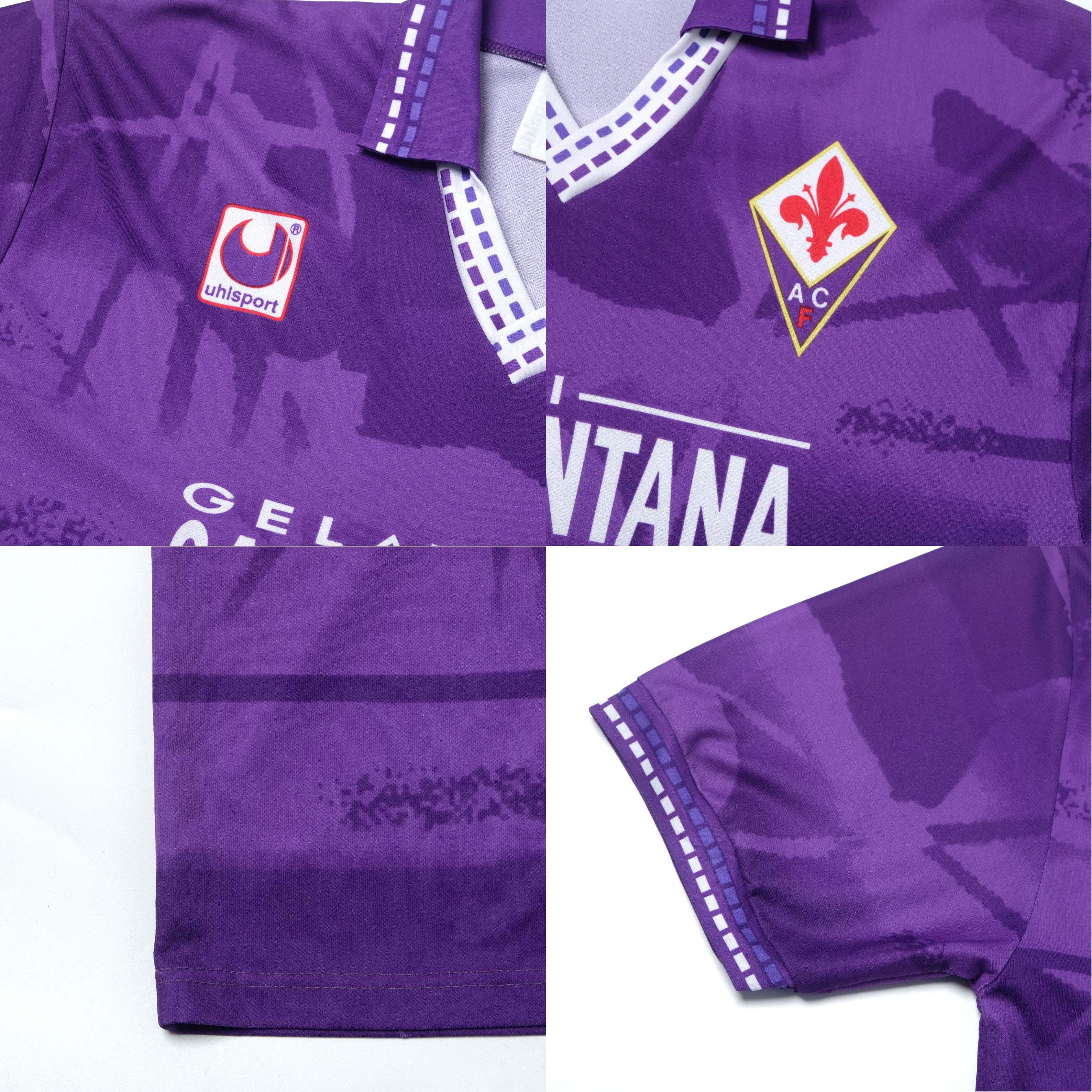 Other 1994/95 Fiorentina Home Shirt Uhlsport (L/XL) Size US L / EU 52-54 / 3 - 5 Thumbnail