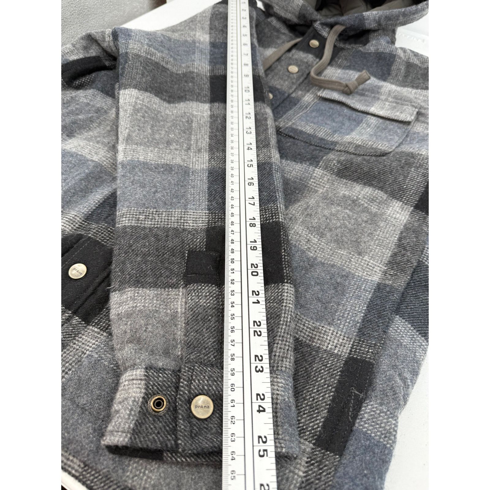 Prana NWT prAna Asgard Hooded Flannel Plaid Button Shacket/Jacket Size US S / EU 44-46 / 1 - 10 Thumbnail