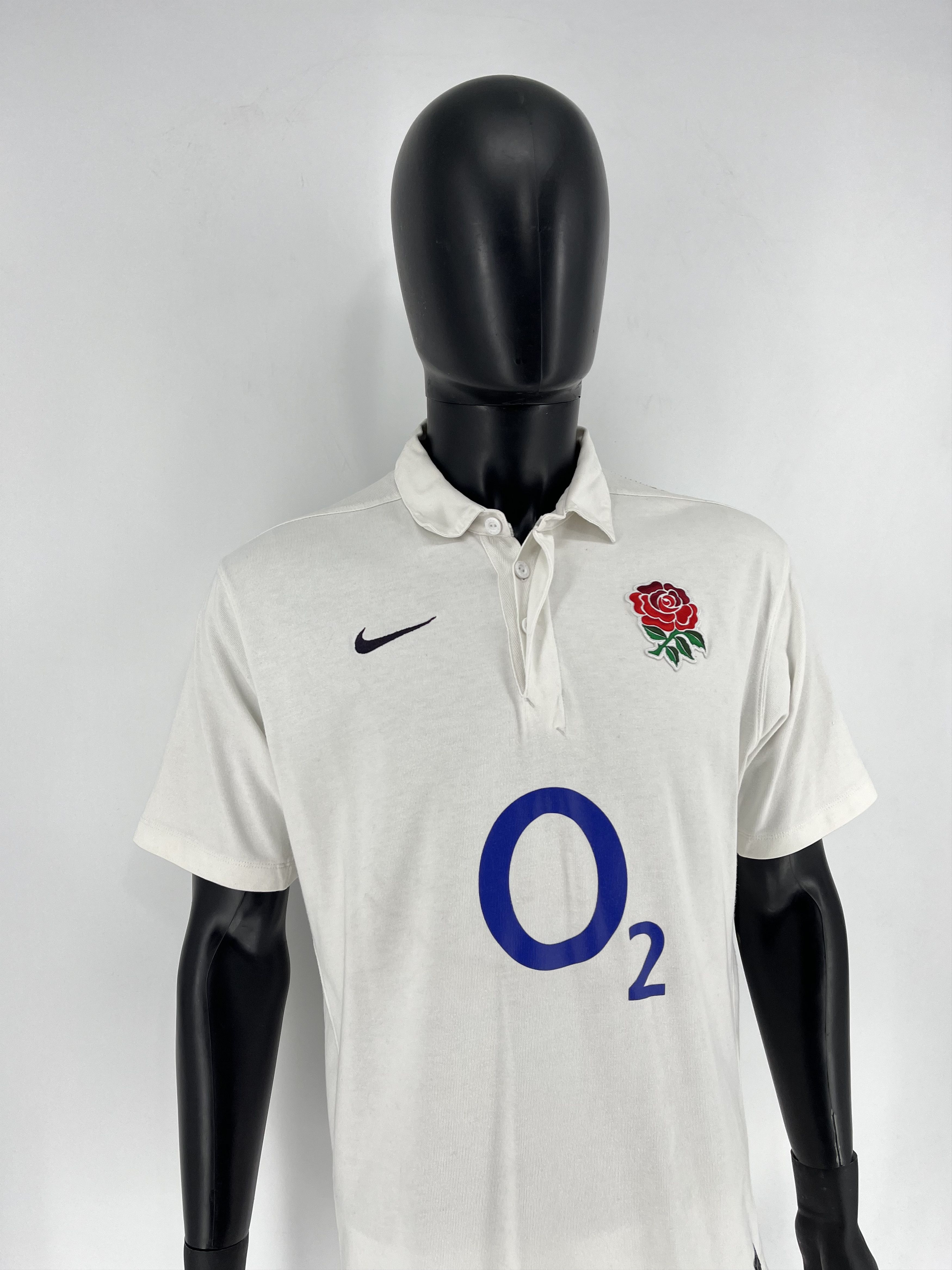 Nike England Rugby Union 2009 2010 Nike Home Classic Jersey Size US L / EU 52-54 / 3 - 3 Thumbnail