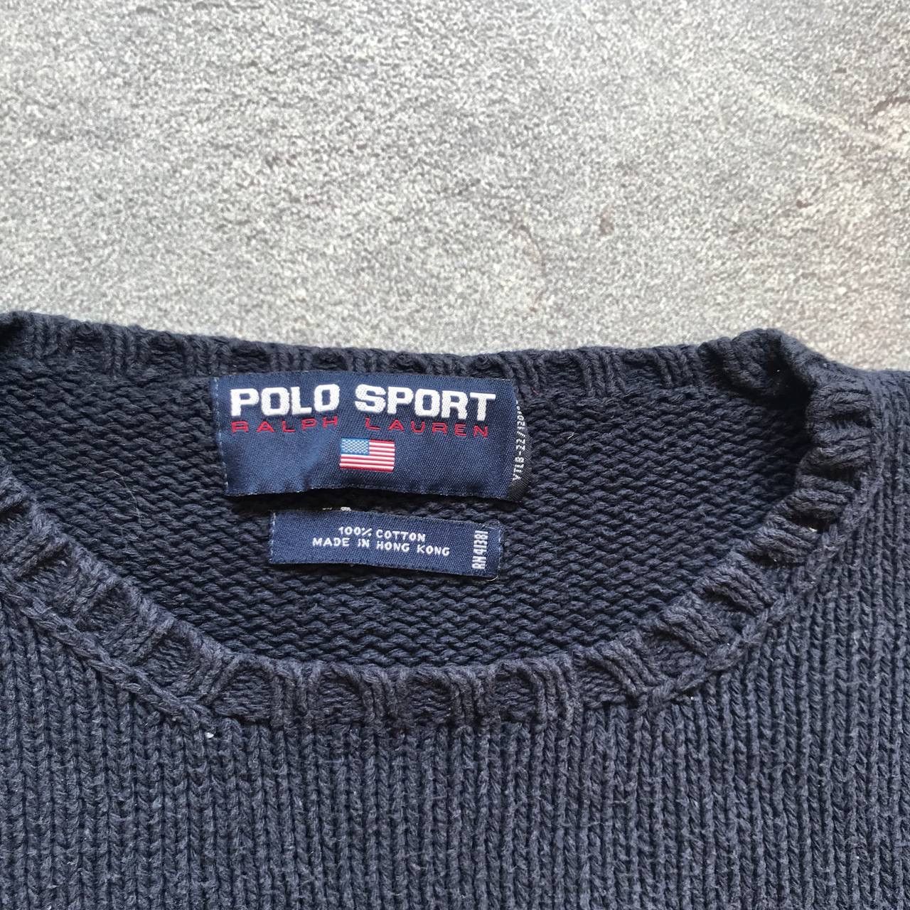 Polo Ralph Lauren × Ralph Lauren × Vintage Vintage Ralph Lauren Polo Sport Knit Sweater Size US XL / EU 56 / 4 - 6 Thumbnail