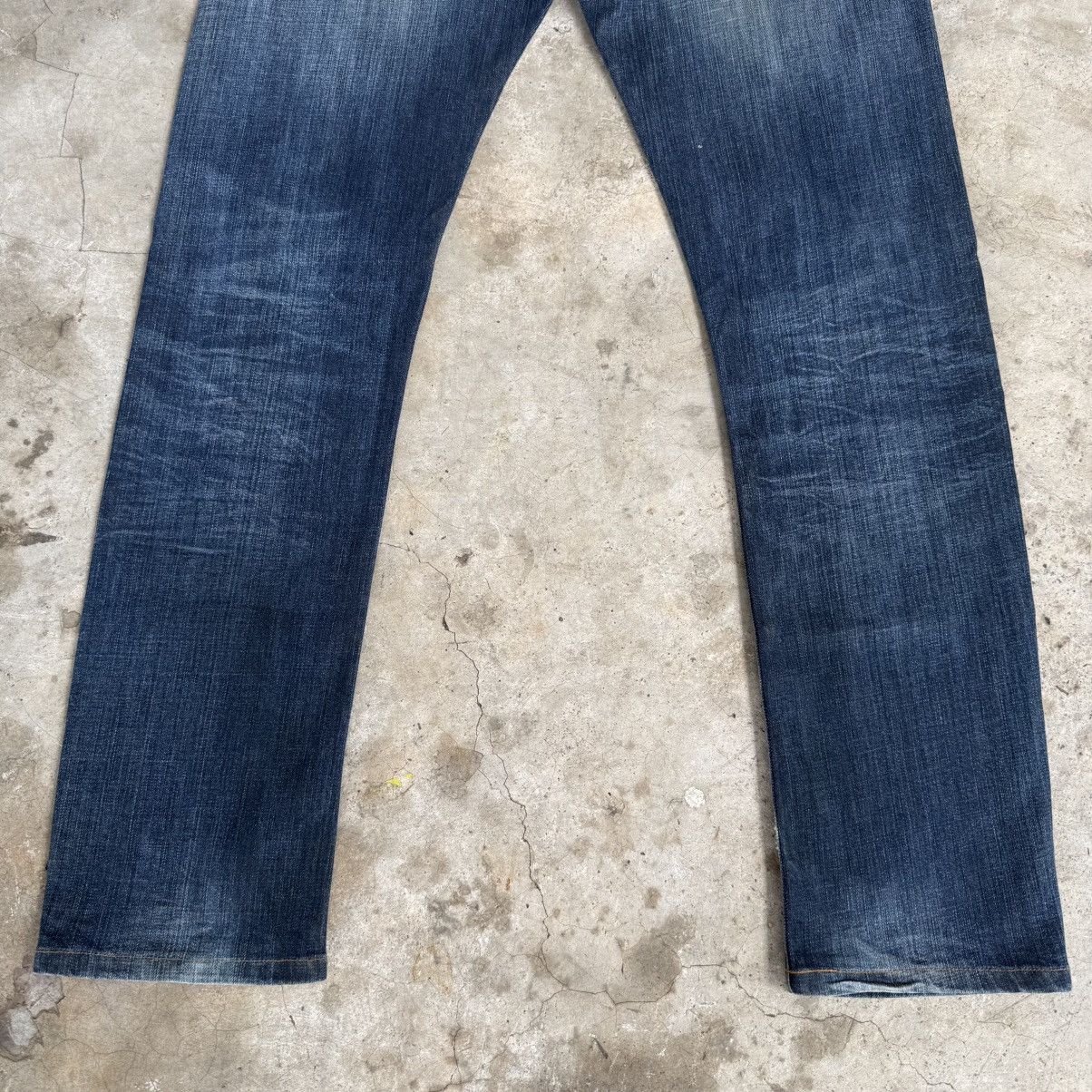 Replay W34x30 Vintage Replay Button Fly Faded Ripped Denim Jean Size US 34 / EU 50 - 14 Thumbnail
