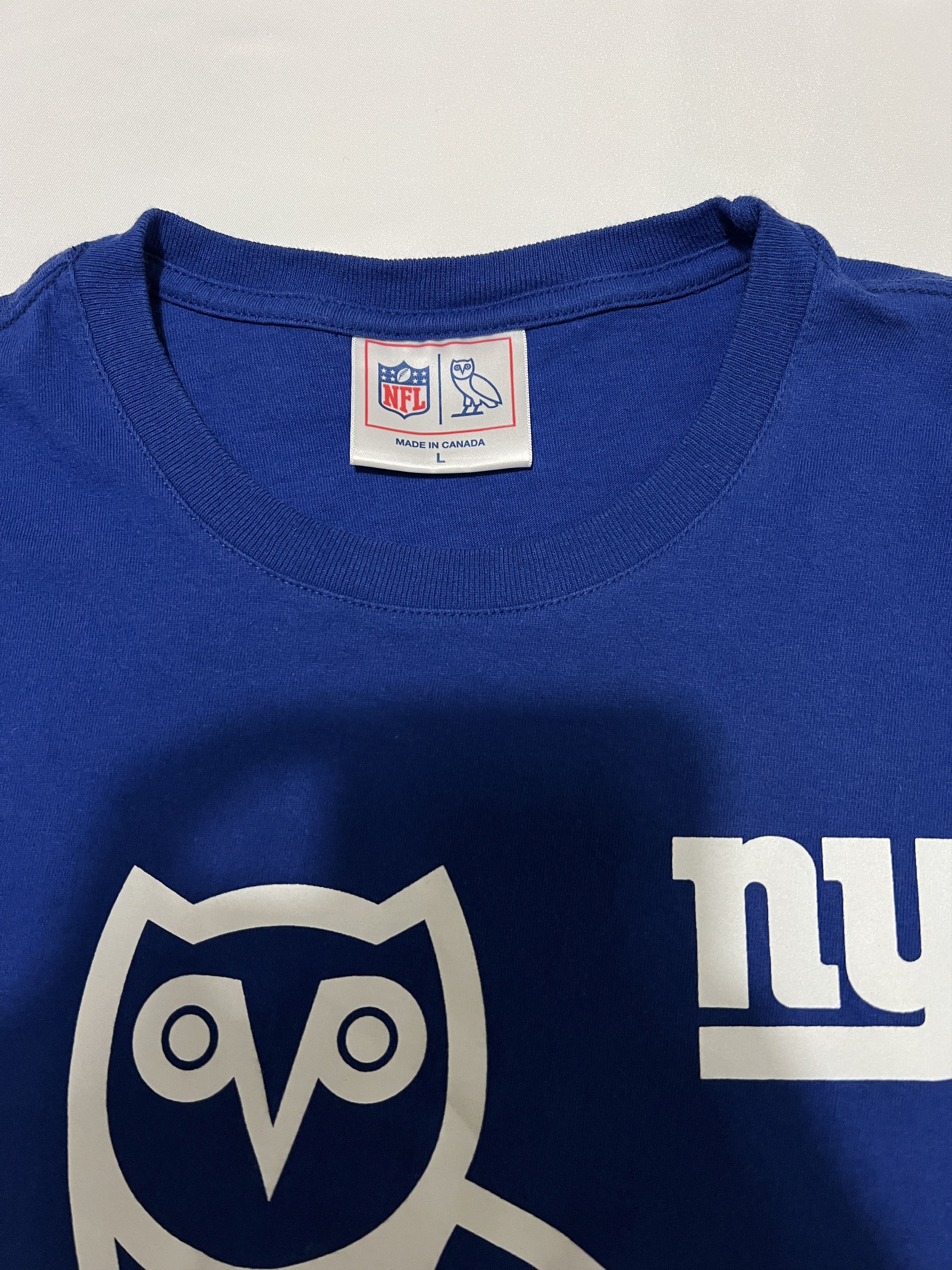 Drake OVO x NFL NEW YORK GIANTS OG T-SHIRT Size US L / EU 52-54 / 3 - 4 Thumbnail