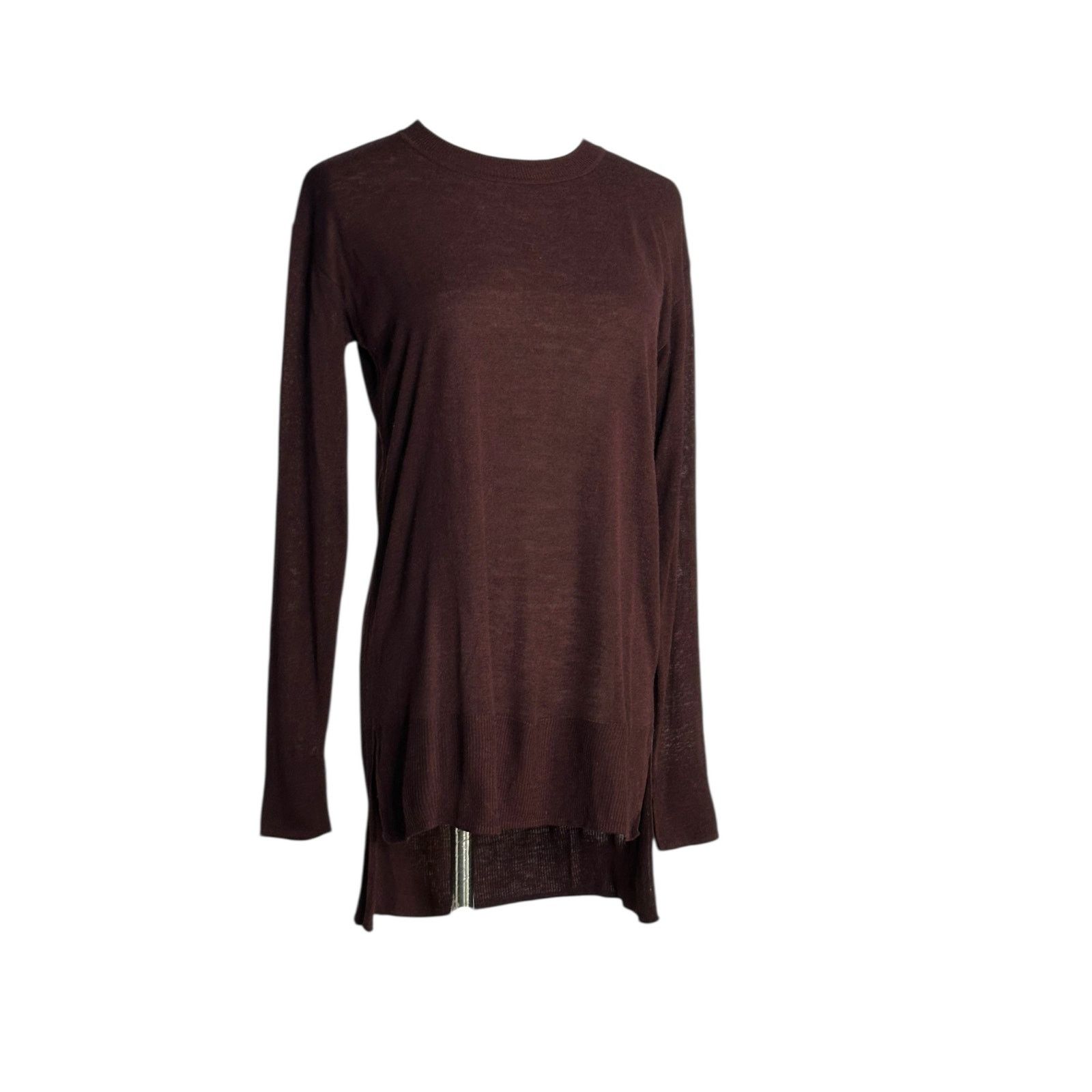 H&M H&M brown long sleeves hi low sweater size XS Size XS / US 0-2 / IT 36-38 - 13 Thumbnail