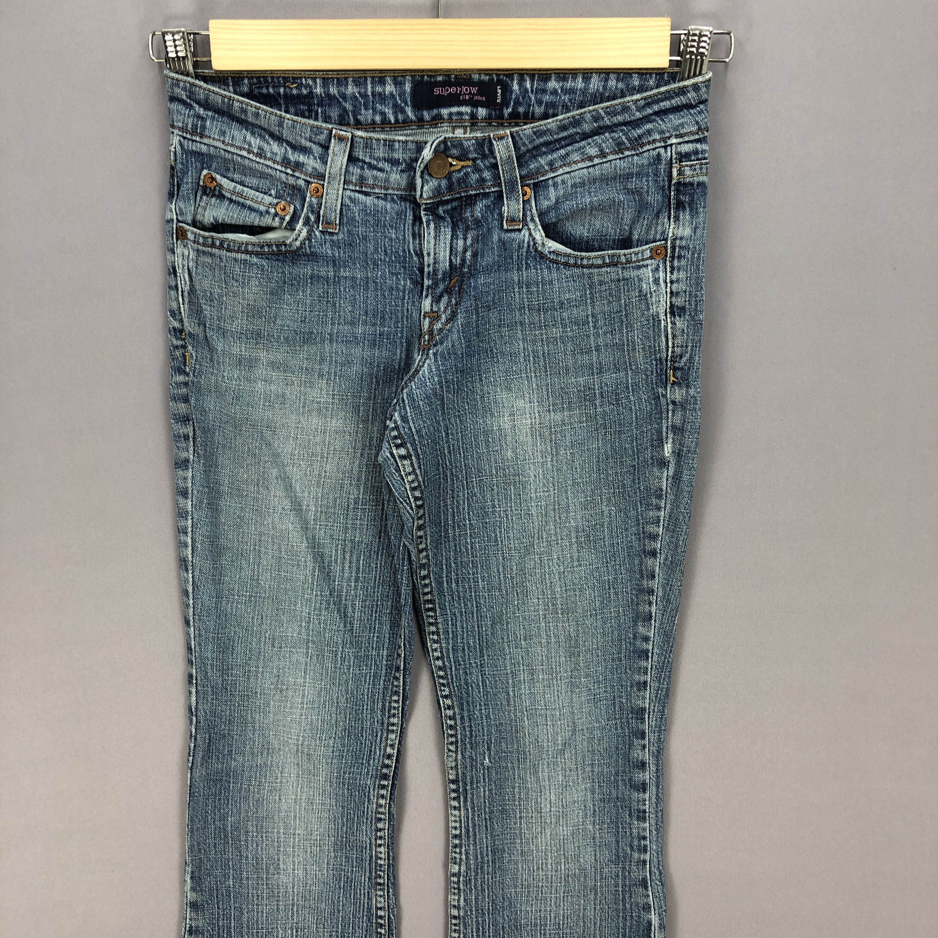 If Six Was Nine × Levi's × Vintage 90s Levis Bell Bottom Jeans Flare Wide Leg Boot Cut Denim Size 27" / US 4 / IT 40 - 3 Thumbnail