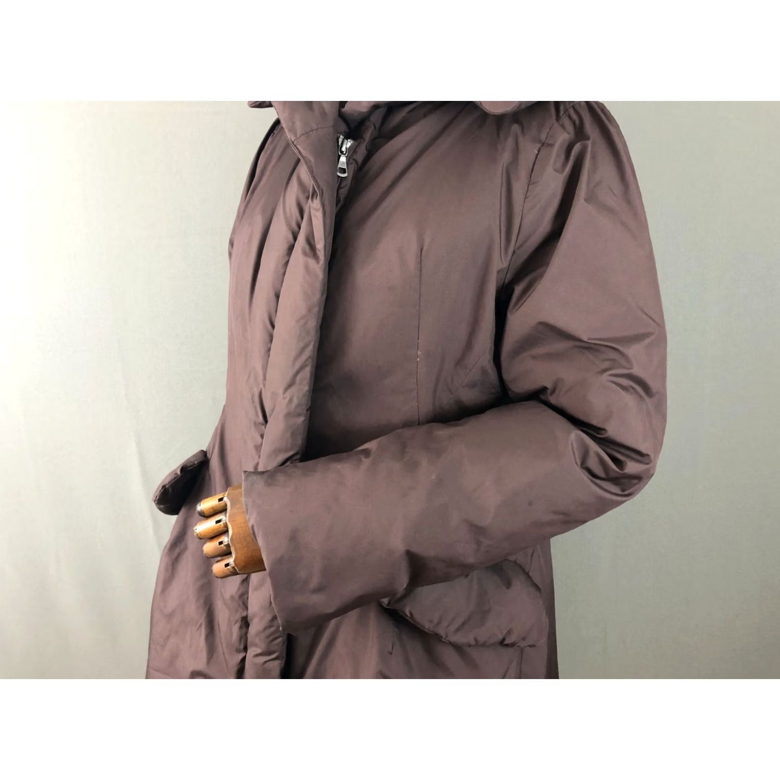 Jil Sander Jil Sander x Uniclo Puffer Jacket Womens Size L Brown Hooded Full Zip Short-Length Size L / US 10 / IT 46 - 7 Thumbnail