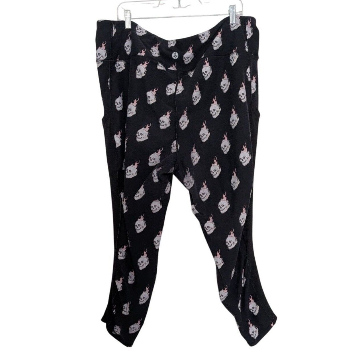 Torrid Torrid Active Flaming Skull Leggings Womens Size 4X Black Size 40" / US 18 - 11 Thumbnail