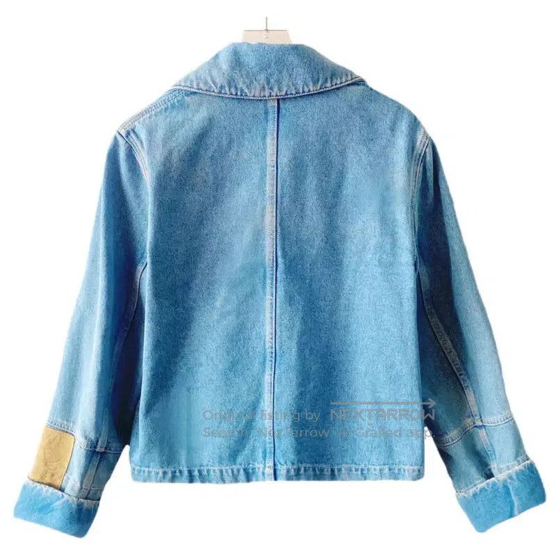 Loewe Loewe Blue Cotton Women’s Jacket . Size S / US 4 / IT 40 - 2 Thumbnail