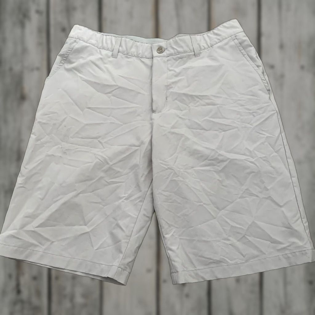 Adidas Adidas Shorts Mens 34 Climalite Golf Gray Flat Front Lightweight Pockets Size US 34 / EU 50 - 1 Thumbnail