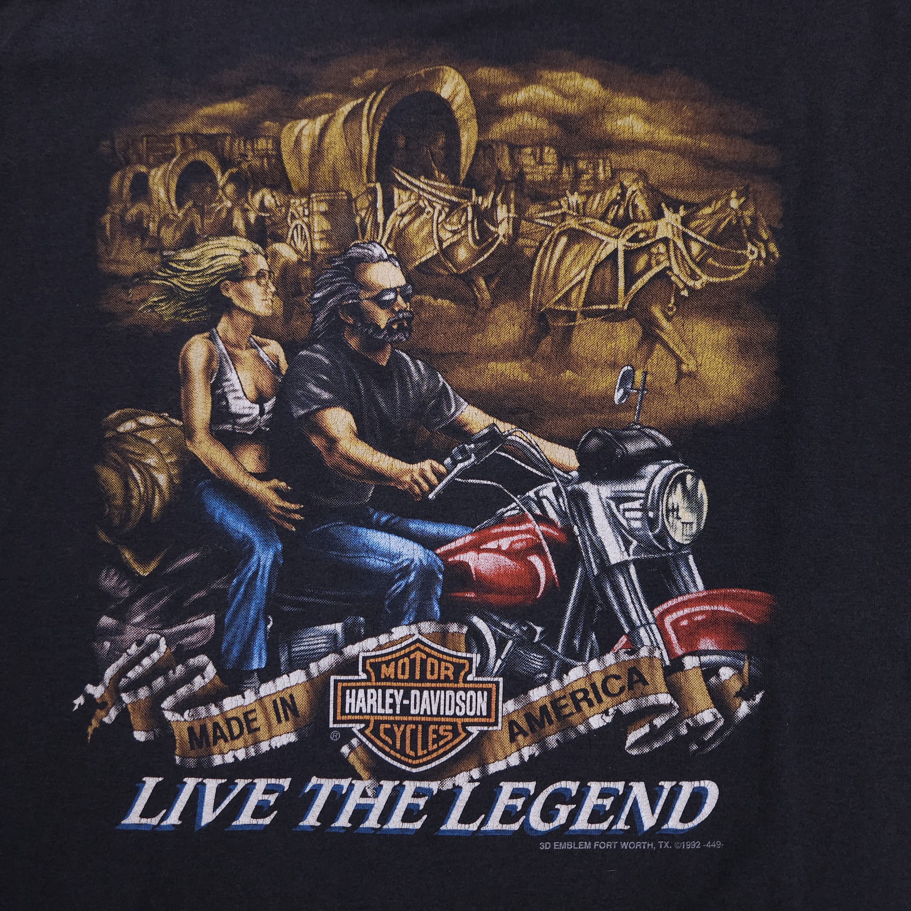 Harley Davidson 3d Emblem Harley Davidson Live The Legend shirt L Motorcycle Size US L / EU 52-54 / 3 - 2 Thumbnail