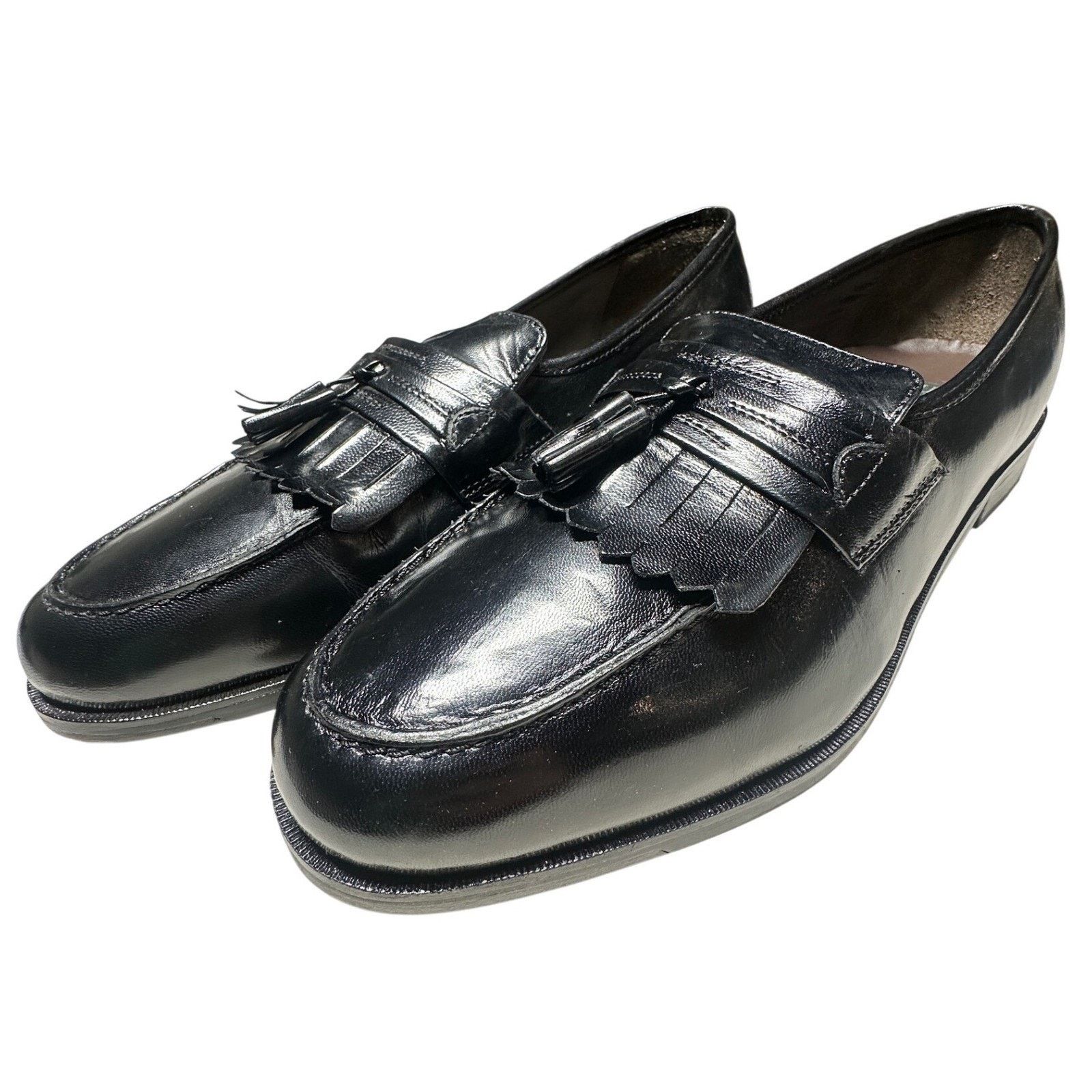 Cole Haan Nelson Plain Ox II Men 8.5M Black Pebbled Leather Plain Toe Dress Shoe COLE HAAN Zerøgrand Wingtip Oxford Brogue Ironstone P1850  main image 2