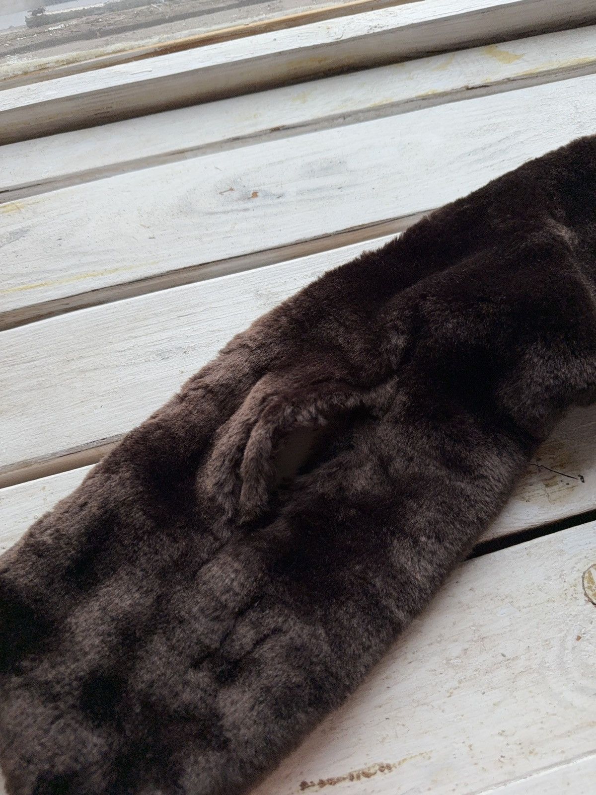 Ugg UGG Brown Faux Fur Muffler Scarf – Y2K Cozy Winter Wrap Size ONE SIZE - 4 Thumbnail