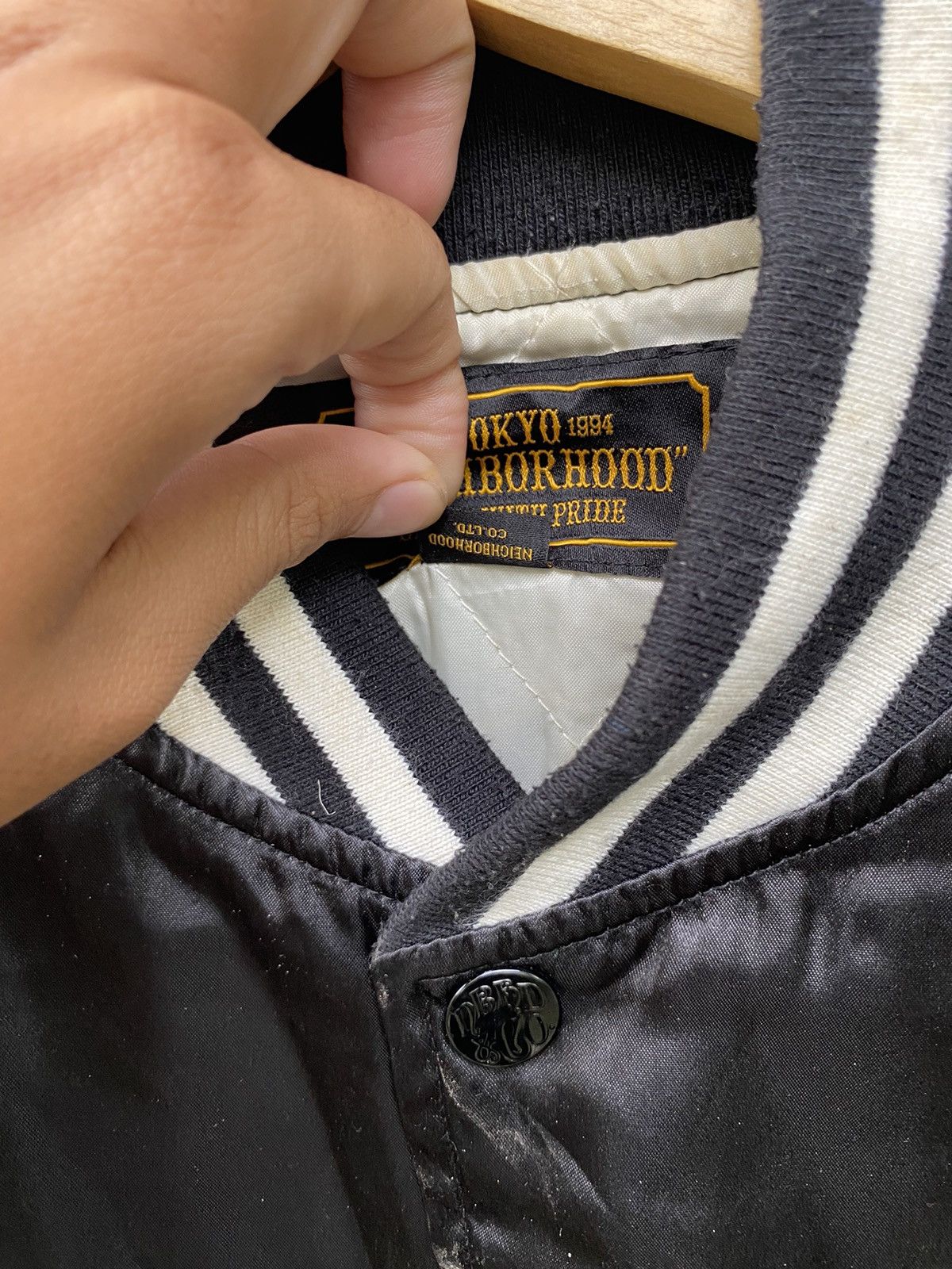 Japanese Brand Bomber baseball Neighborhood B.B/E-JKT Size US M / EU 48-50 / 2 - 9 Thumbnail