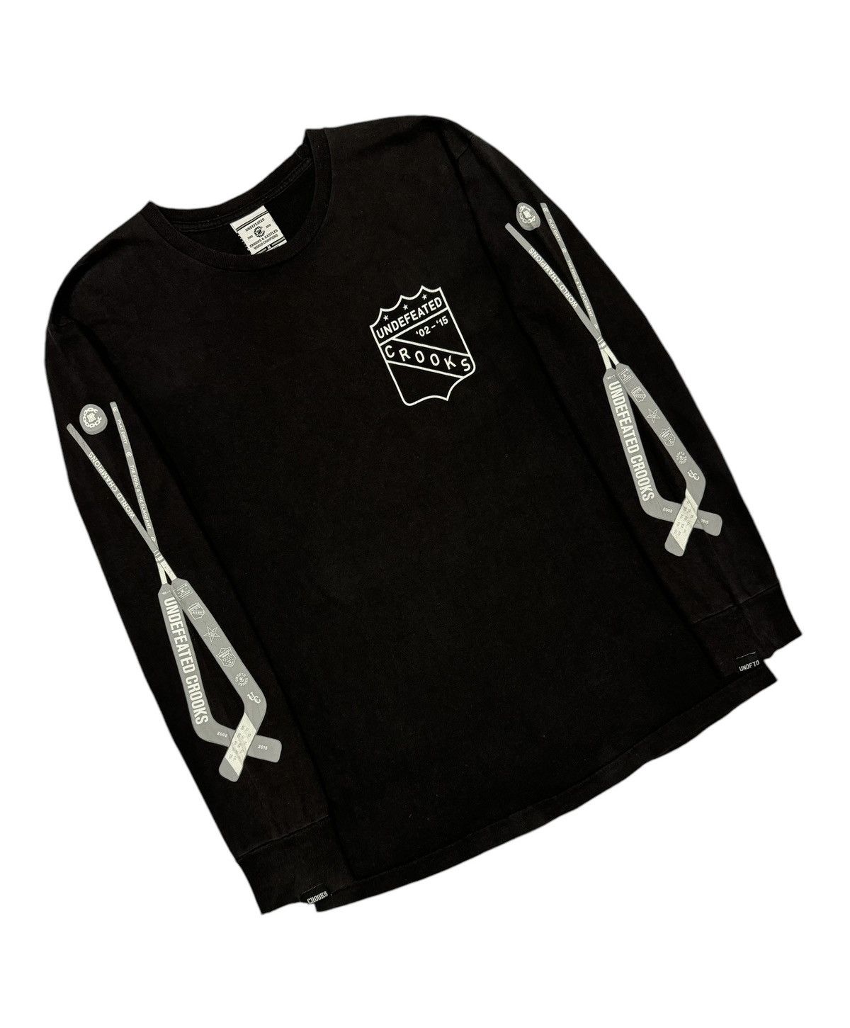 Crooks & Castles × Undefeated Undefeated X Crooks & Castle World Champions Hockey Ice Tee Size US M / EU 48-50 / 2 - 5 Thumbnail
