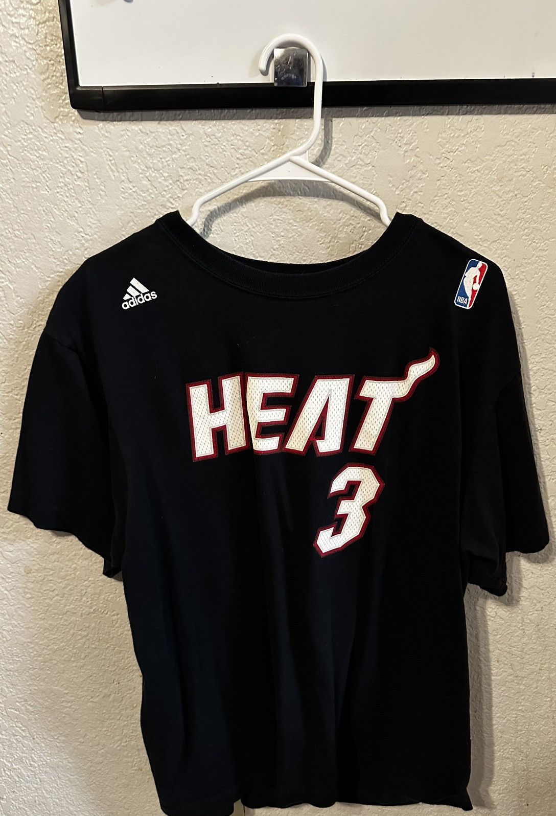 Nike × Vintage Nike Vintage Dwayne Wade Miami Heat Jersey Size US XL / EU 56 / 4 - 1 Thumbnail