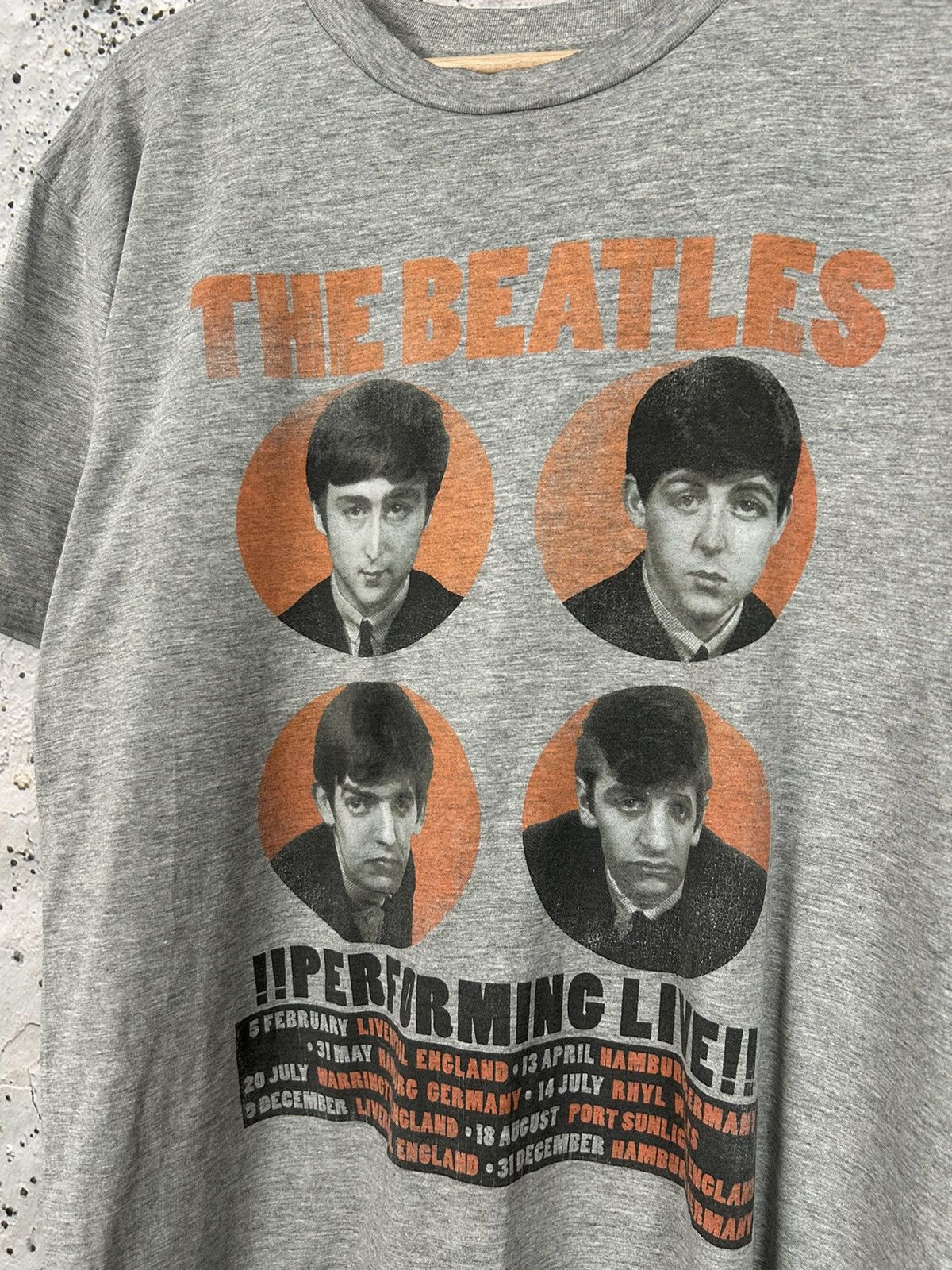 Band Tees The Beatles Rock Band Tee Vintage Graphic Size US L / EU 52-54 / 3 - 3 Thumbnail