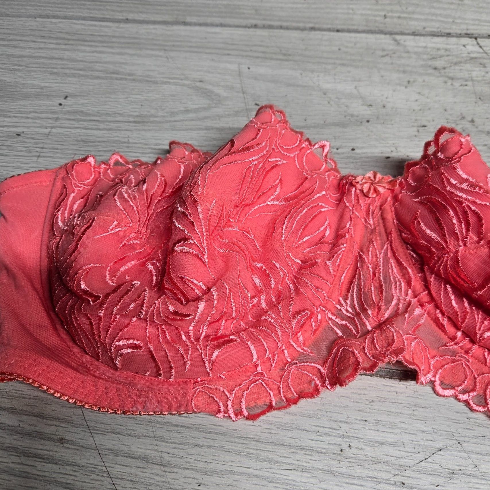 Pinko Q-T Intimates Bra Pink Lace Strapless Underwire Padded Size 44DD Full Coverage Push Up Size ONE SIZE - 2 Thumbnail