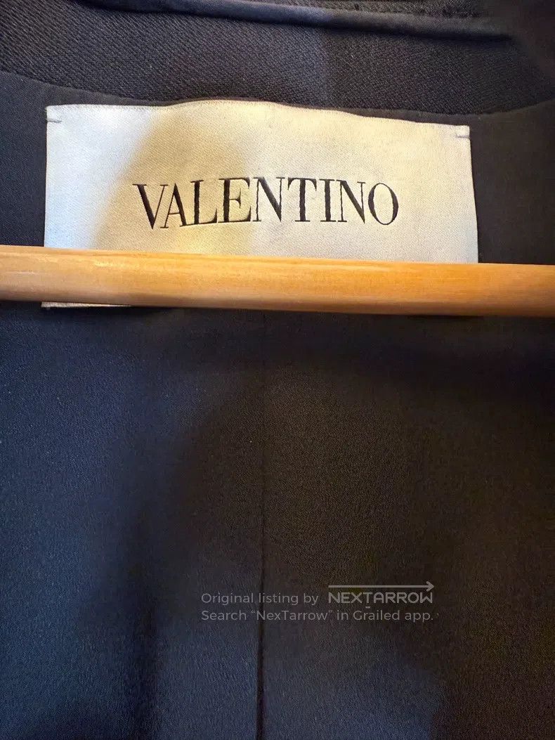 Valentino Valentino Wool ruffled lace coat Size XXS / US 00 / IT 34 - 2 Thumbnail