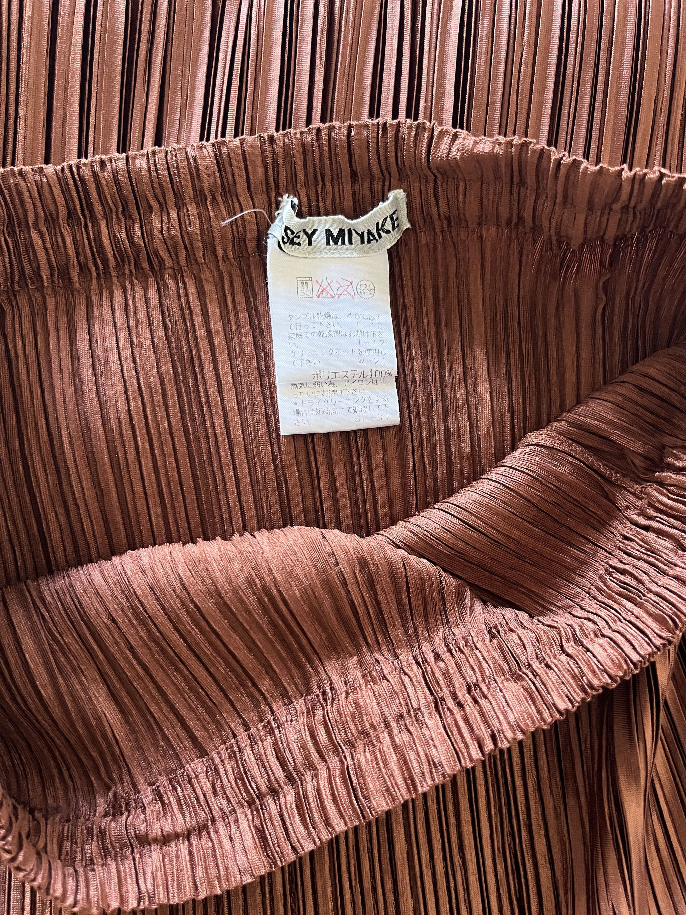 Issey Miyake Issey Miyake pleats please brown skirt Size 25" / US 0 / IT 36 - 4 Thumbnail