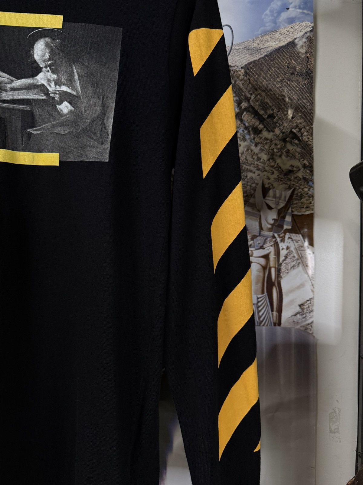 Off-White Off-White Caravaggio Black T-Shirt Virgil Abloh L/S Small Size US S / EU 44-46 / 1 - 8 Thumbnail