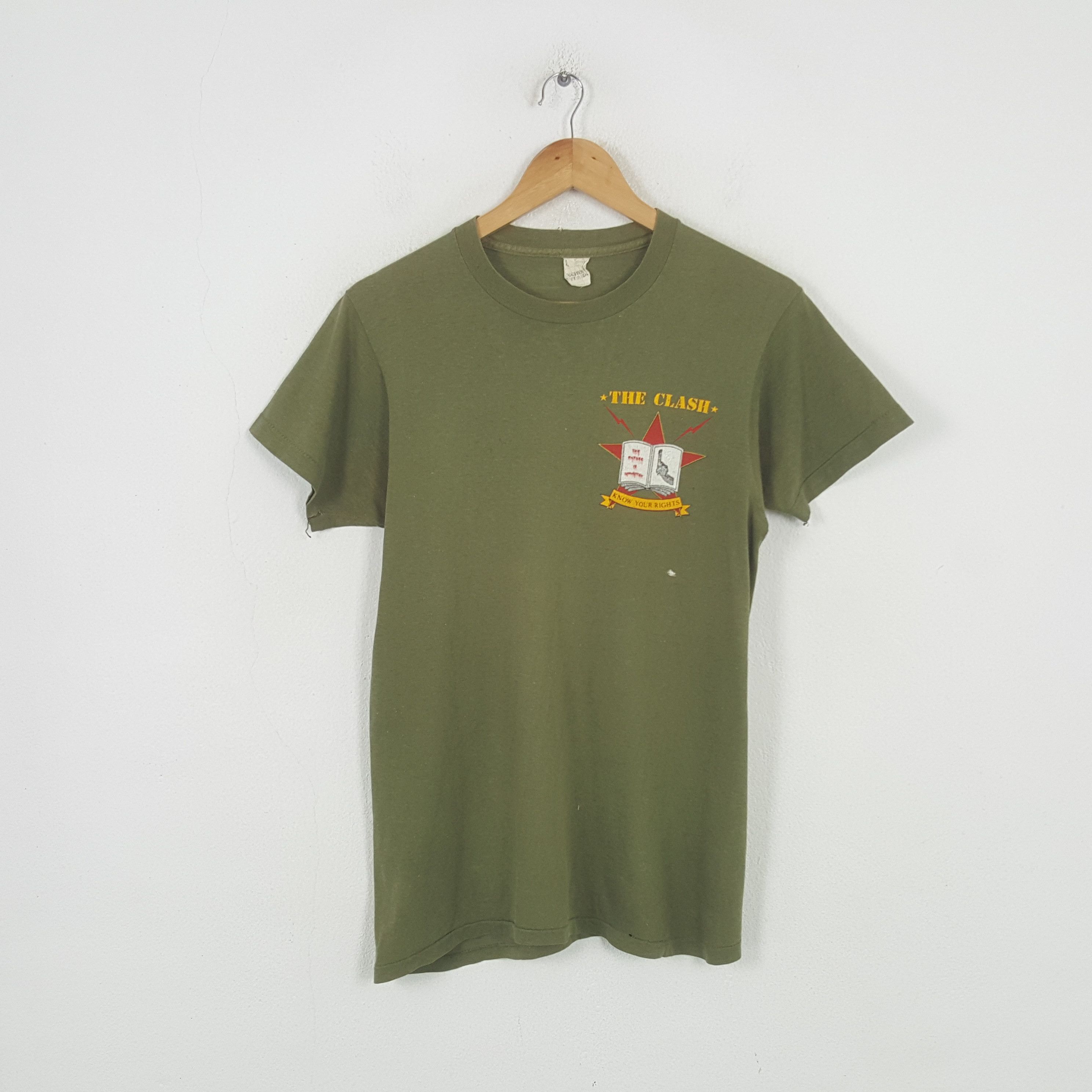 Band Tees Vintage The Clash 80's English Rock Band Tshirt 32 Size US S / EU 44-46 / 1 - 3 Thumbnail