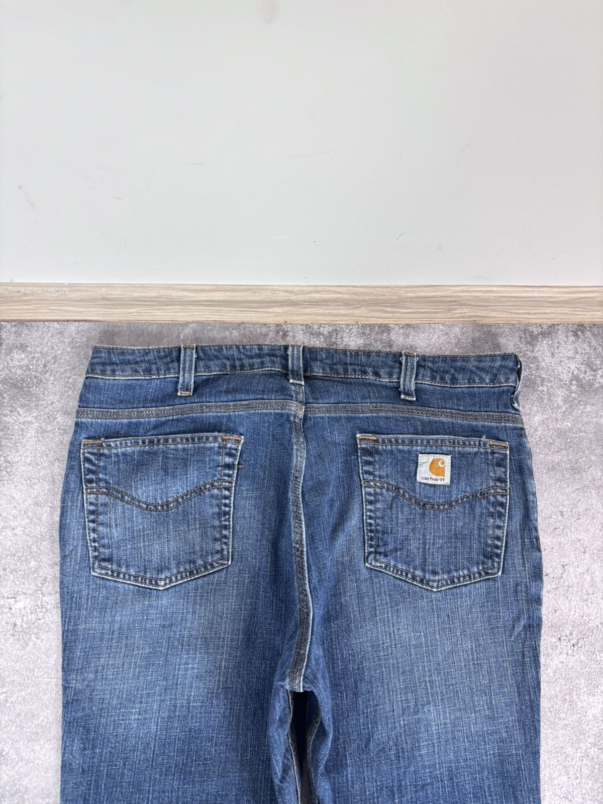 Carhartt Vintage Carhartt Faded Blue Boot Cut Flared Denim Jeans Size US 36 / EU 52 - 7 Thumbnail
