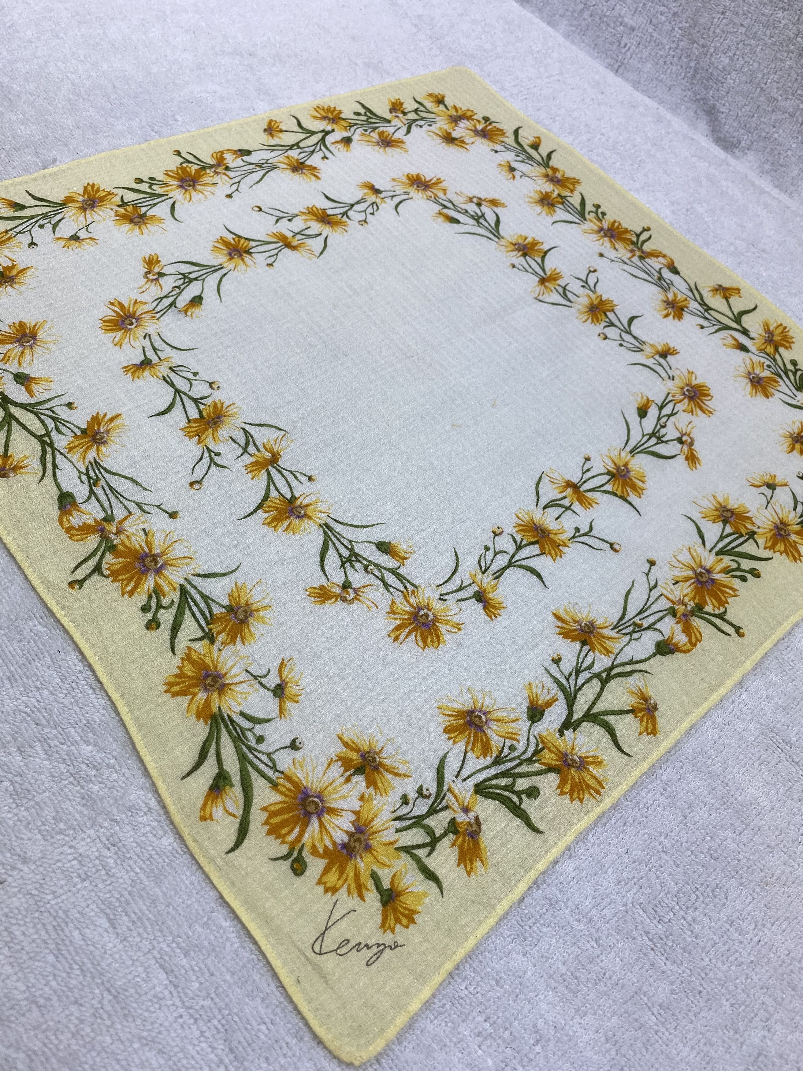 Kenzo × Vintage Kenzo Handkerchief / Bandana / Neckerchief Size ONE SIZE - 4 Thumbnail