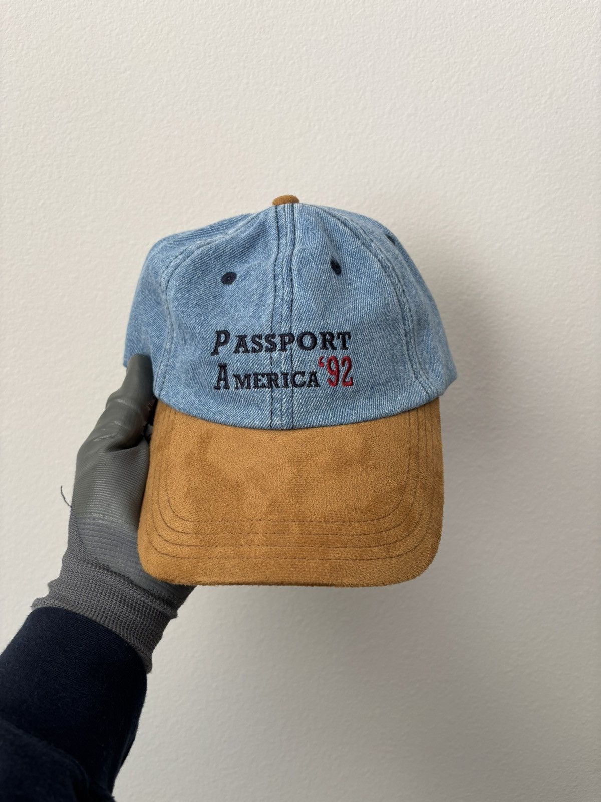 Vintage Vintage 1992 Passport America Hat Size ONE SIZE - 1 Thumbnail