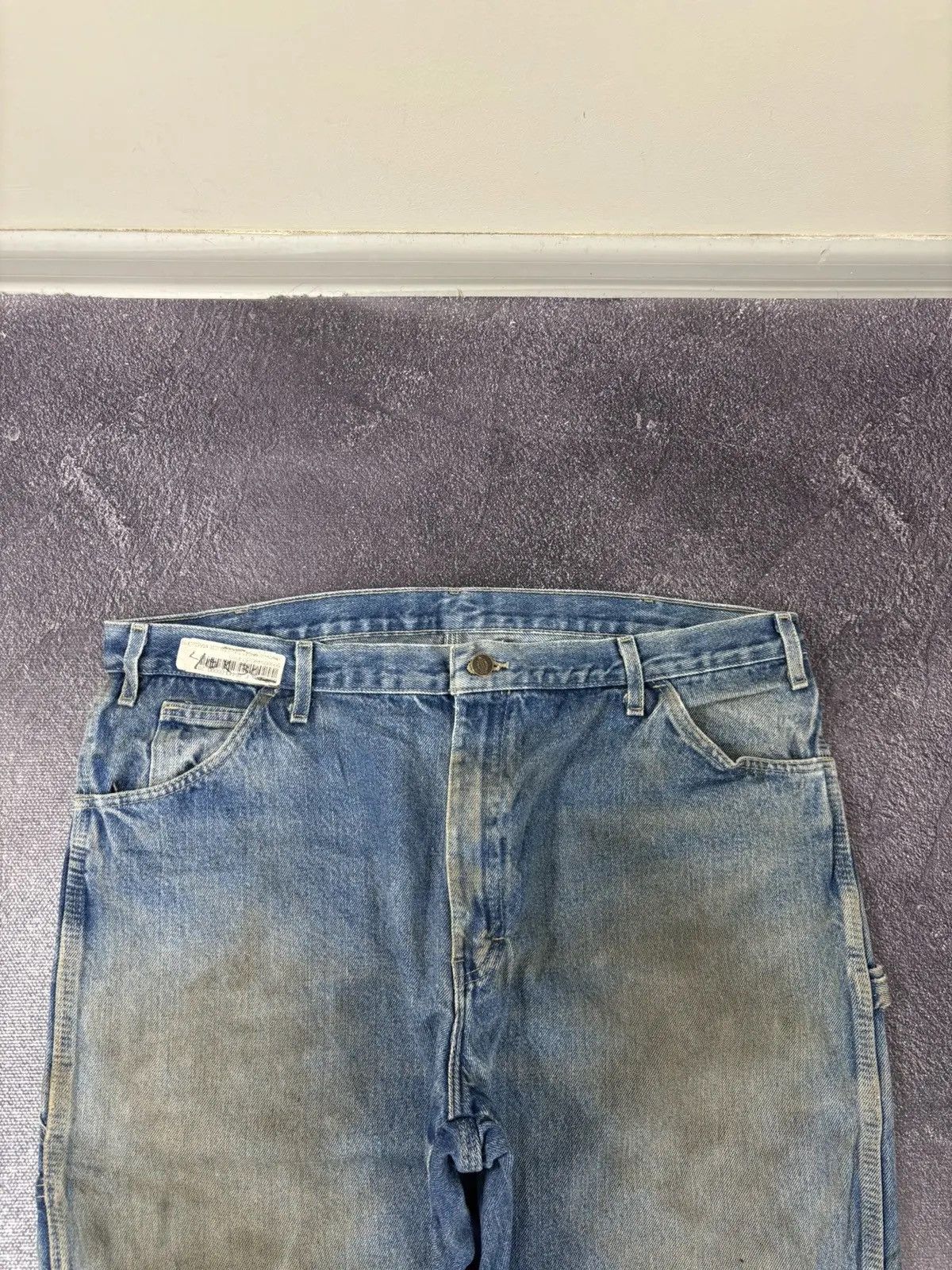 Dickies × Vintage Vintage Dickies Denim USA Blue Hype Baggy Jeans Size US 40 / EU 56 - 8 Thumbnail