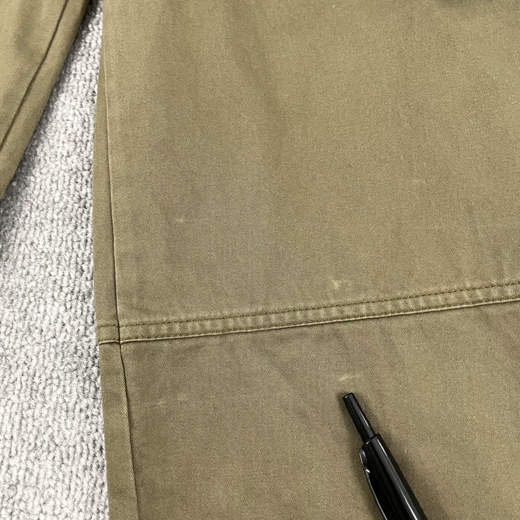 Old Navy OLD NAVY Pants Mens 32x28 Brown Canvas Cargo Military Wide Leg Paratrooper Retro Size US 32 / EU 48 - 7 Thumbnail