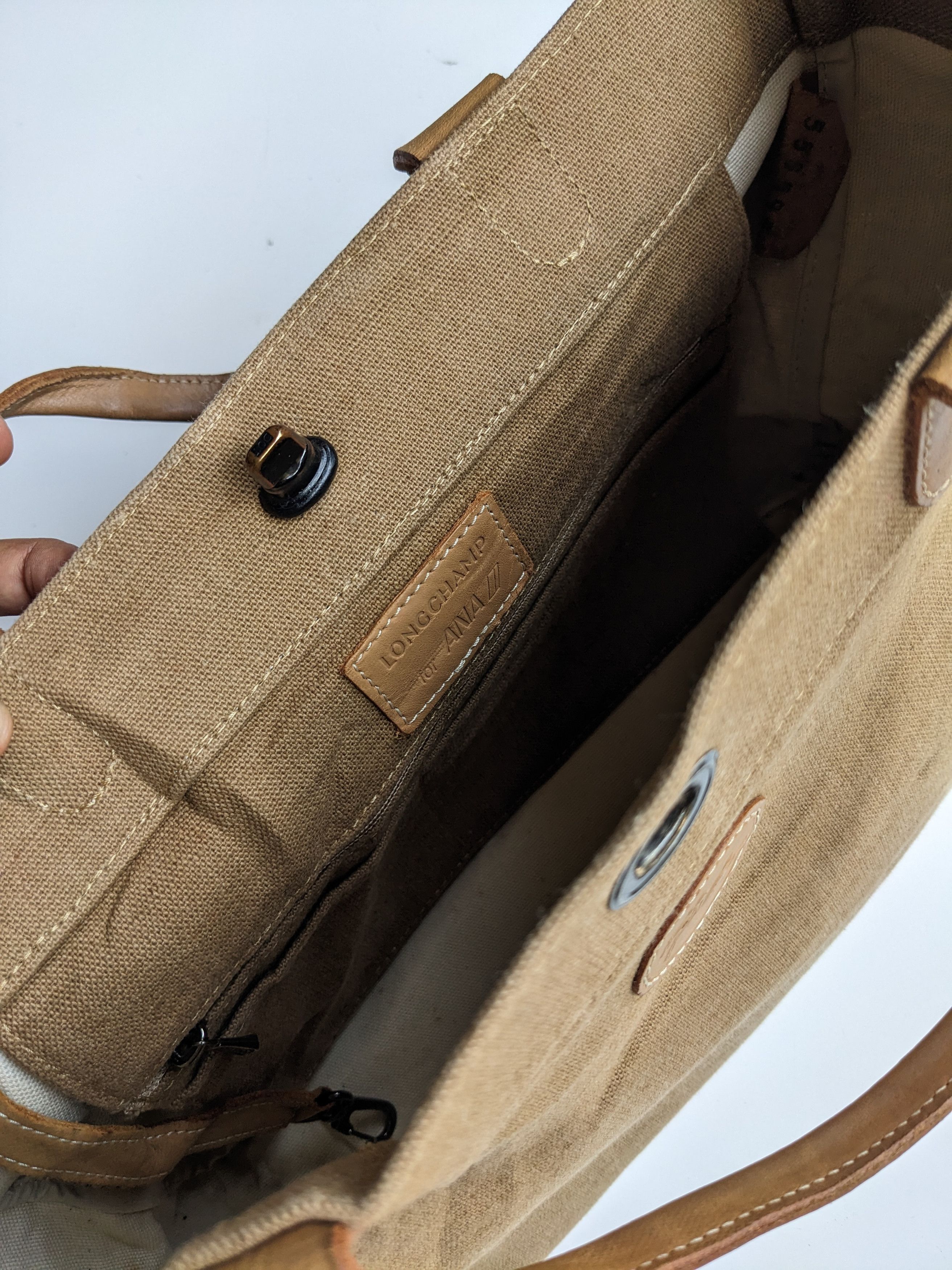 Longchamp Vintage Longchamp for ANA beige Size ONE SIZE - 5 Thumbnail
